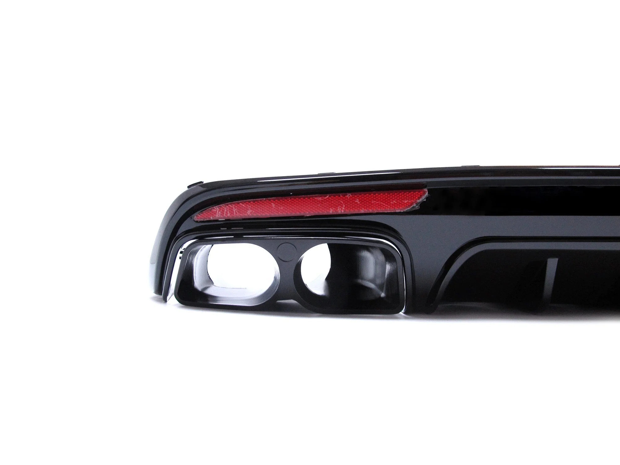 Gloss Black Rear Diffuser + Black Exhaust Tips For Mercedes W222 S500 S550 AMG 2014-2017 - Image 8