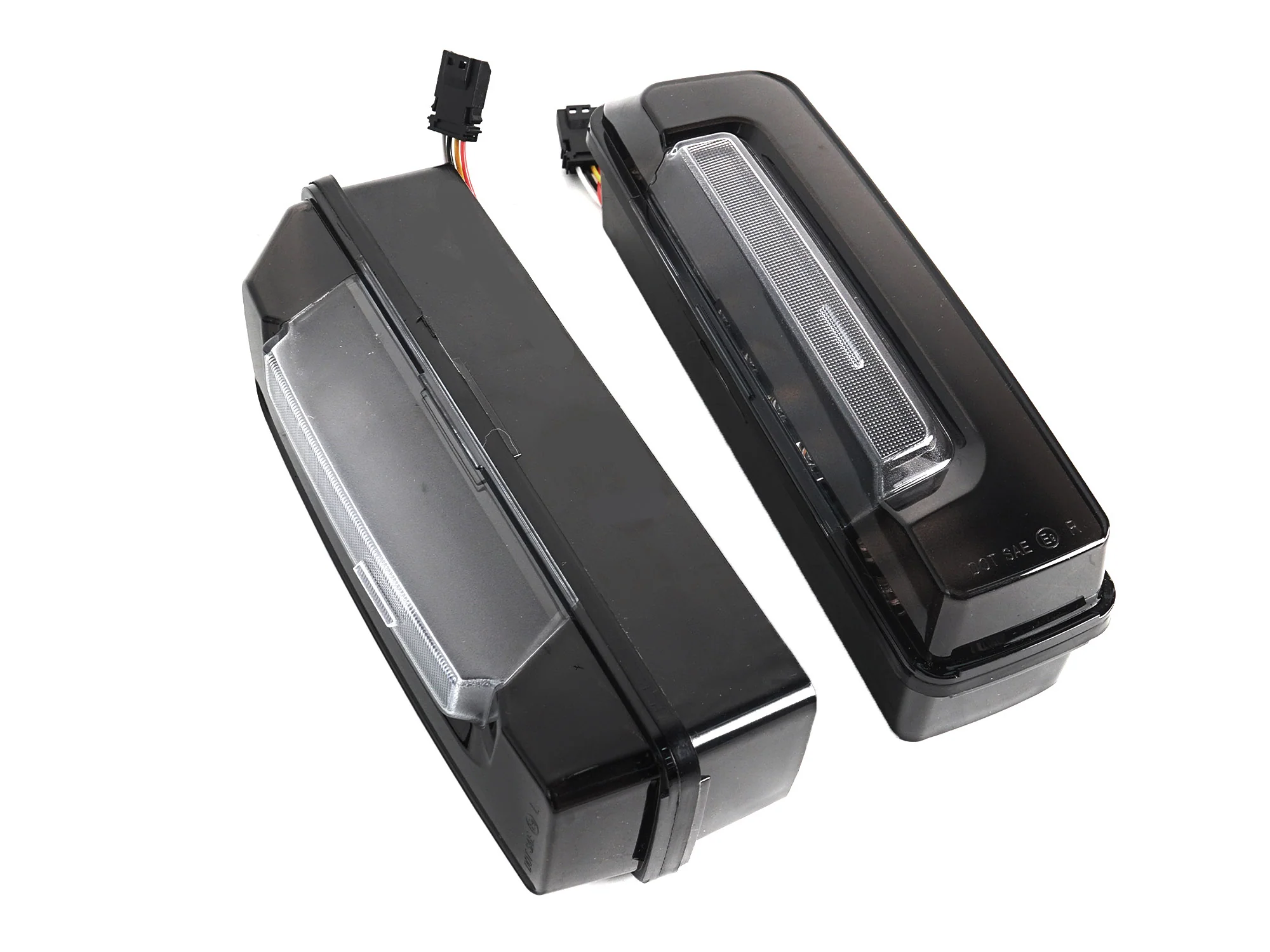 2pcs Smoke Rear Fender LED Saddlebag Lights For Harley FLHX FLTRX Brake Turn 2023-2025 - Image 13