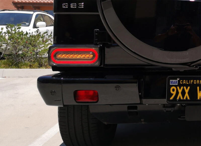 Red Lens LED Turn Signal Tail Lights For 1999-2018 Mercedes W463 G-Class G500 G550 G55 G63 AMG - Image 11