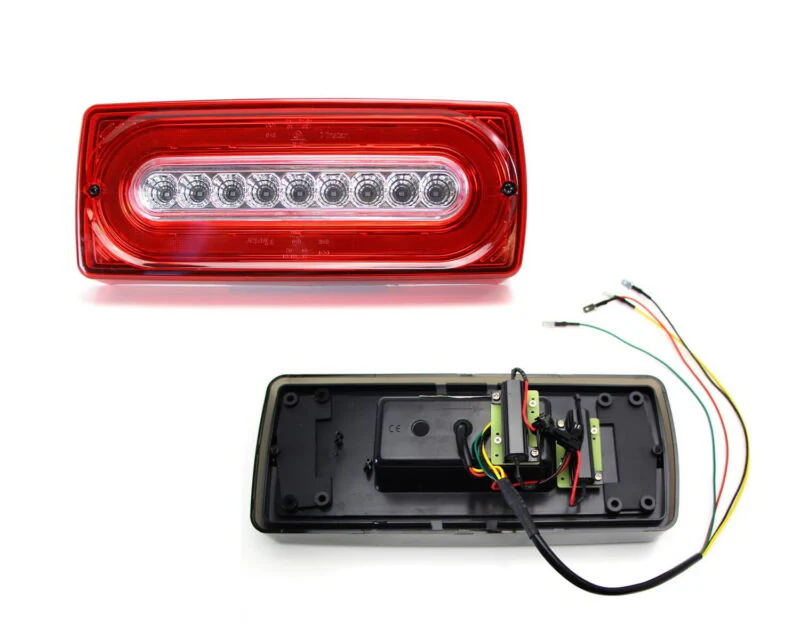 Red Lens LED Turn Signal Tail Lights For 1999-2018 Mercedes W463 G-Class G500 G550 G55 G63 AMG - Image 3