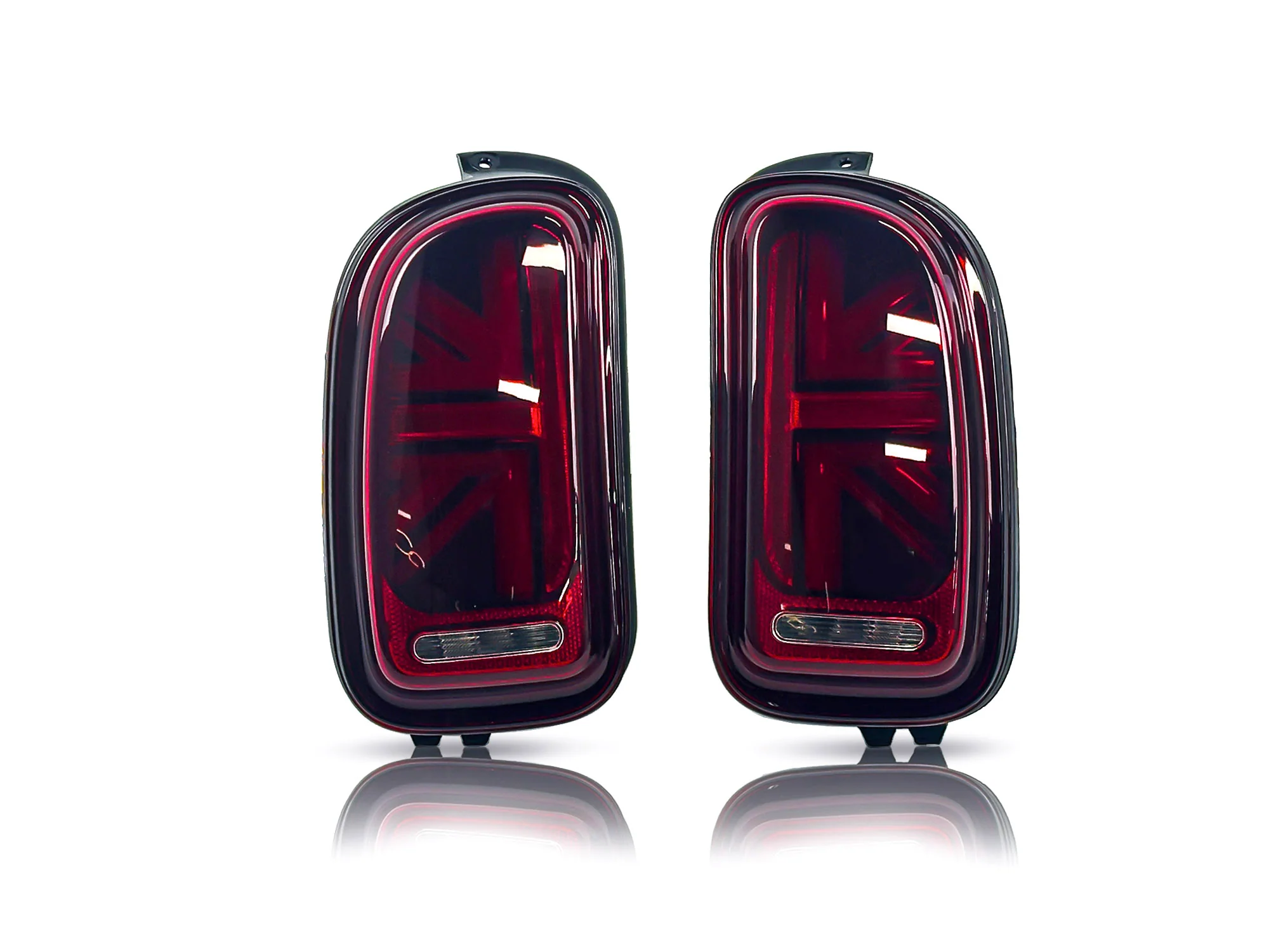 Fits Mini Cooper Clubman R55 2007-2015 LED Tail Lights Red Lens Rear Lamps LH+RH - Image 4