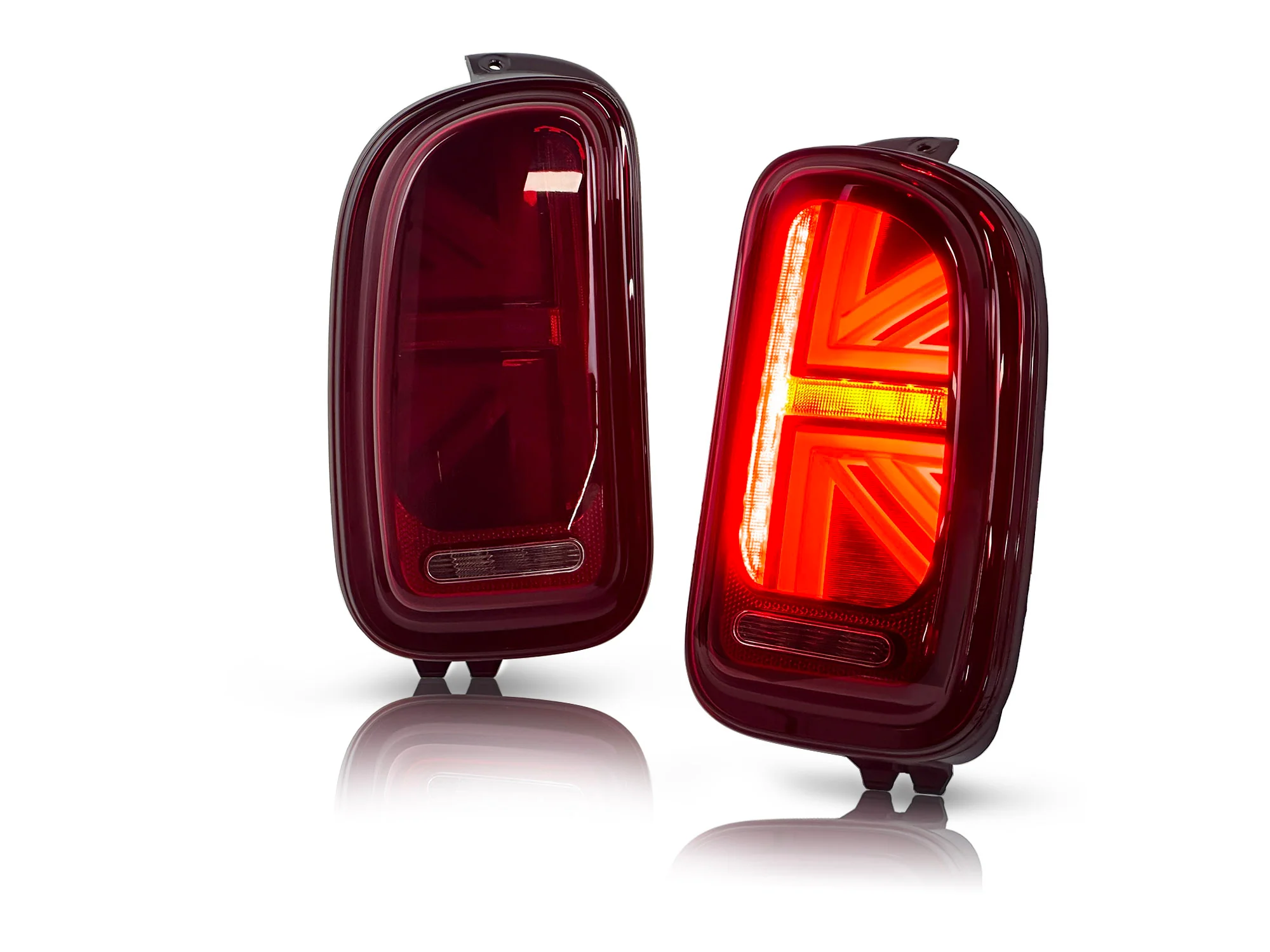 Fits Mini Cooper Clubman R55 2007-2015 LED Tail Lights Red Lens Rear Lamps LH+RH - Image 6