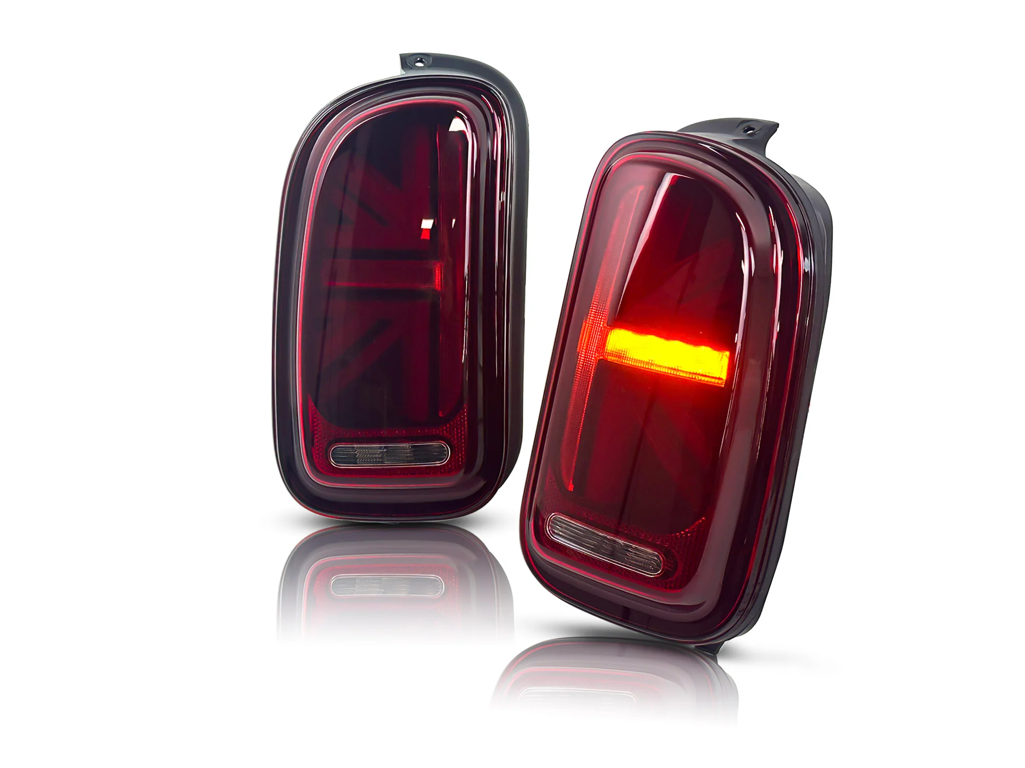 Fits Mini Cooper Clubman R55 2007-2015 LED Tail Lights Red Lens Rear Lamps LH+RH - Image 7