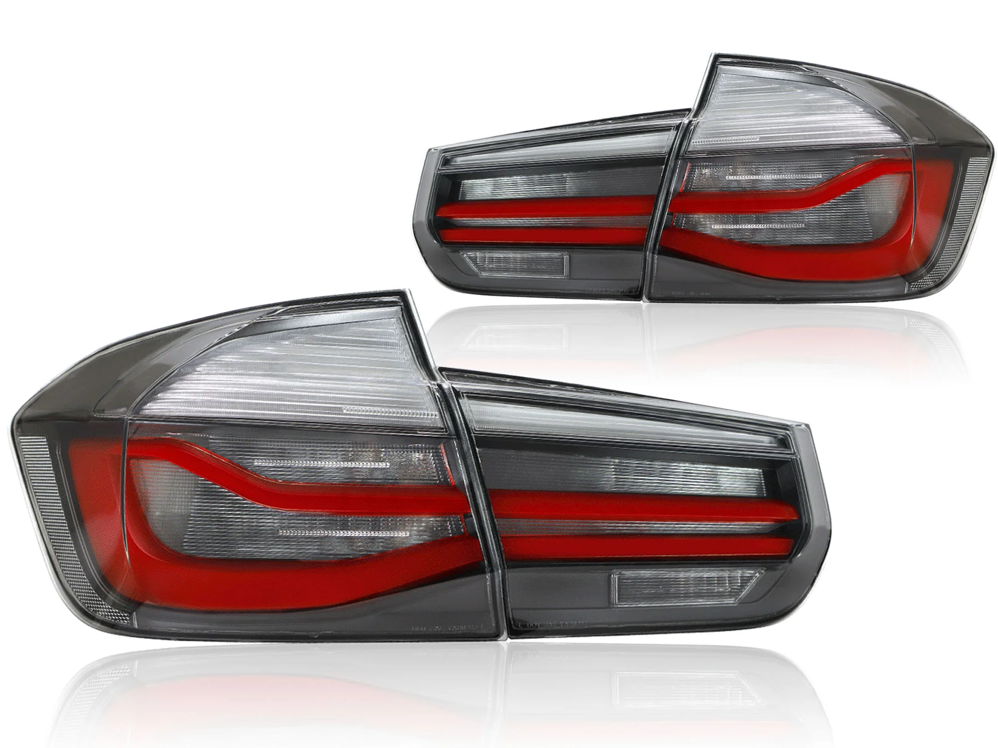 Pair LED Tail Lights For BMW 3 Series F30 F35 F80 M3 2012-2018 Clear Lens - Image 7