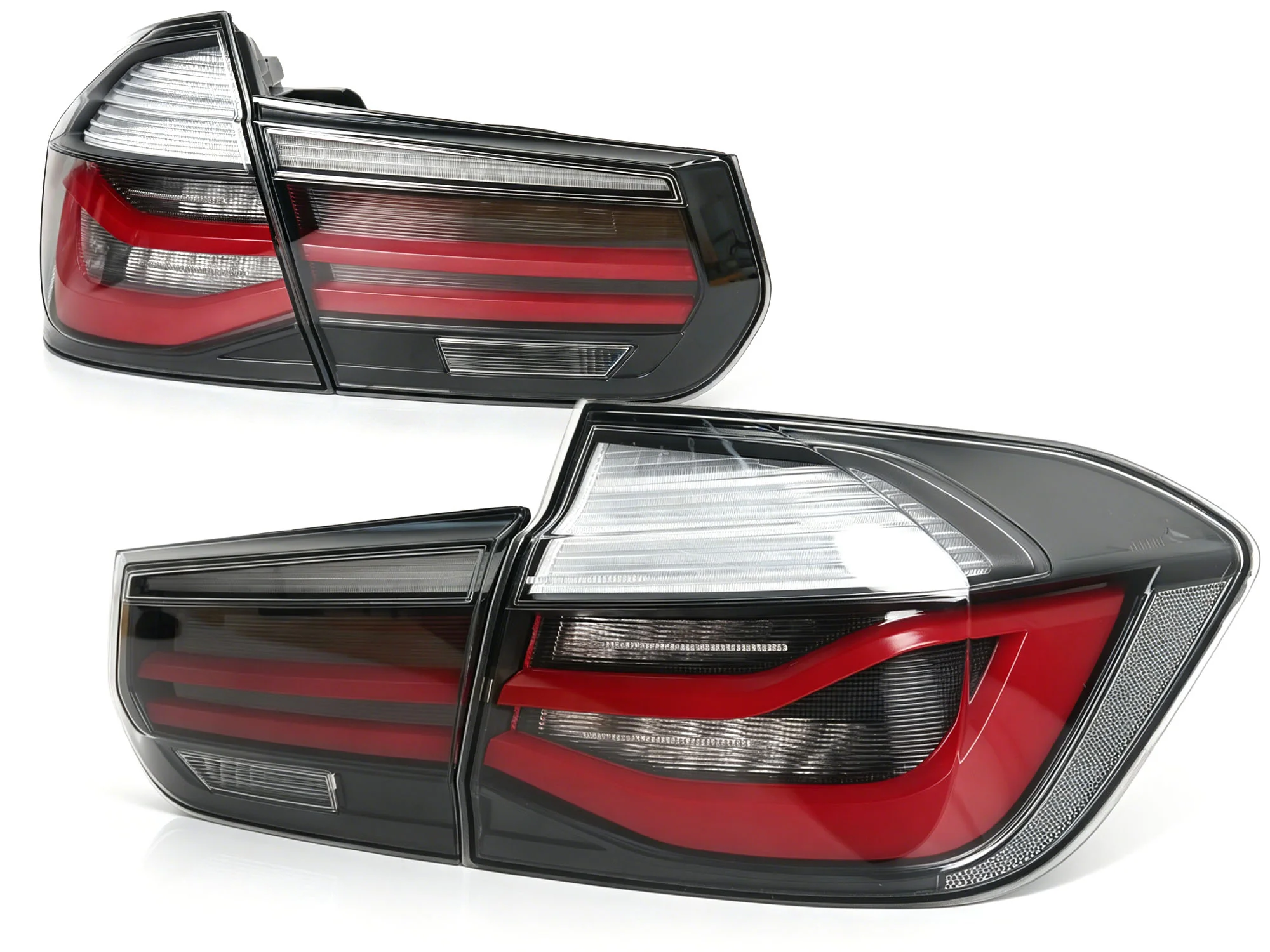 Pair LED Tail Lights For BMW 3 Series F30 F35 F80 M3 2012-2018 Clear Lens - Image 8