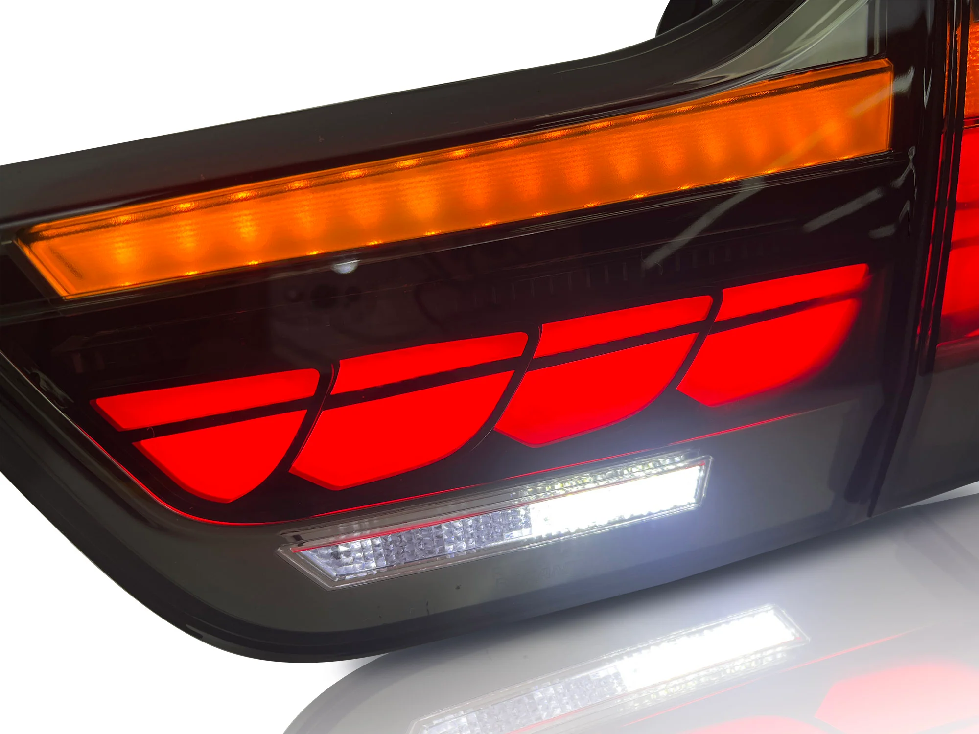 GTS Style OLED LED Tail Lights For BMW 4 Series F32 F33 F36 M4 2014-2020 Smoked - Image 7