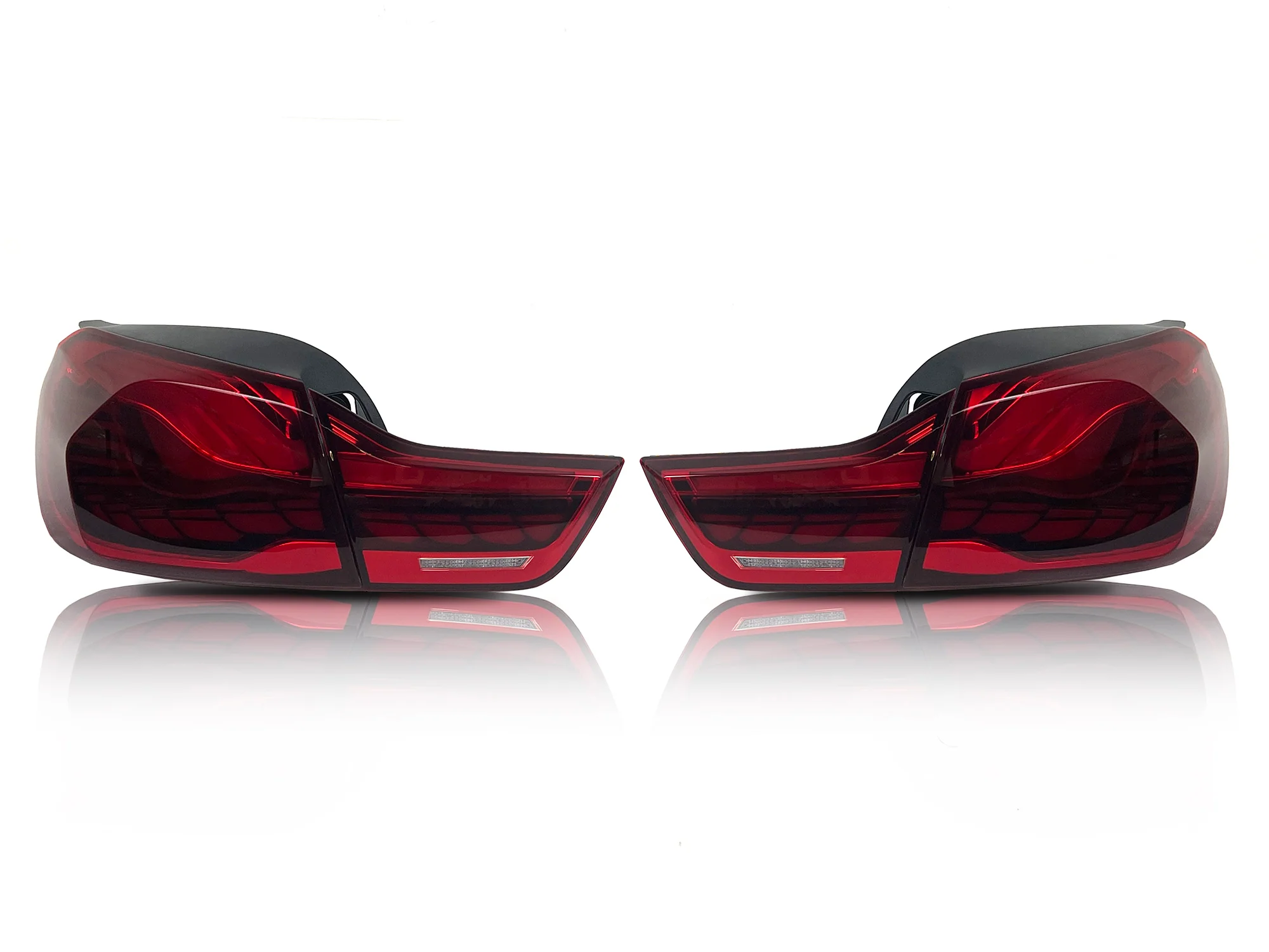 Dynamic Turn Signal LED Taillights For BMW F32 F33 F36 M4 2015-2020 Clear GTS - Image 8