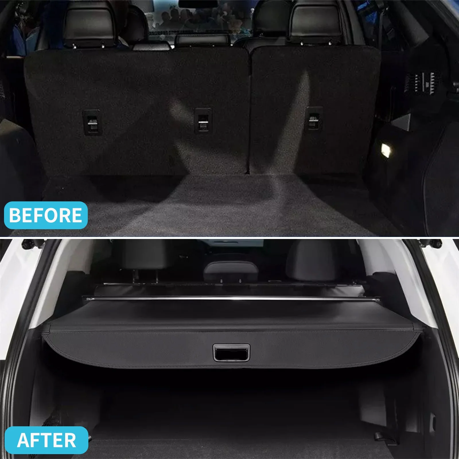 Retractable Rear Cargo Cover For Ford Edge 2015–2024 Rear Trunk Shade - Image 7