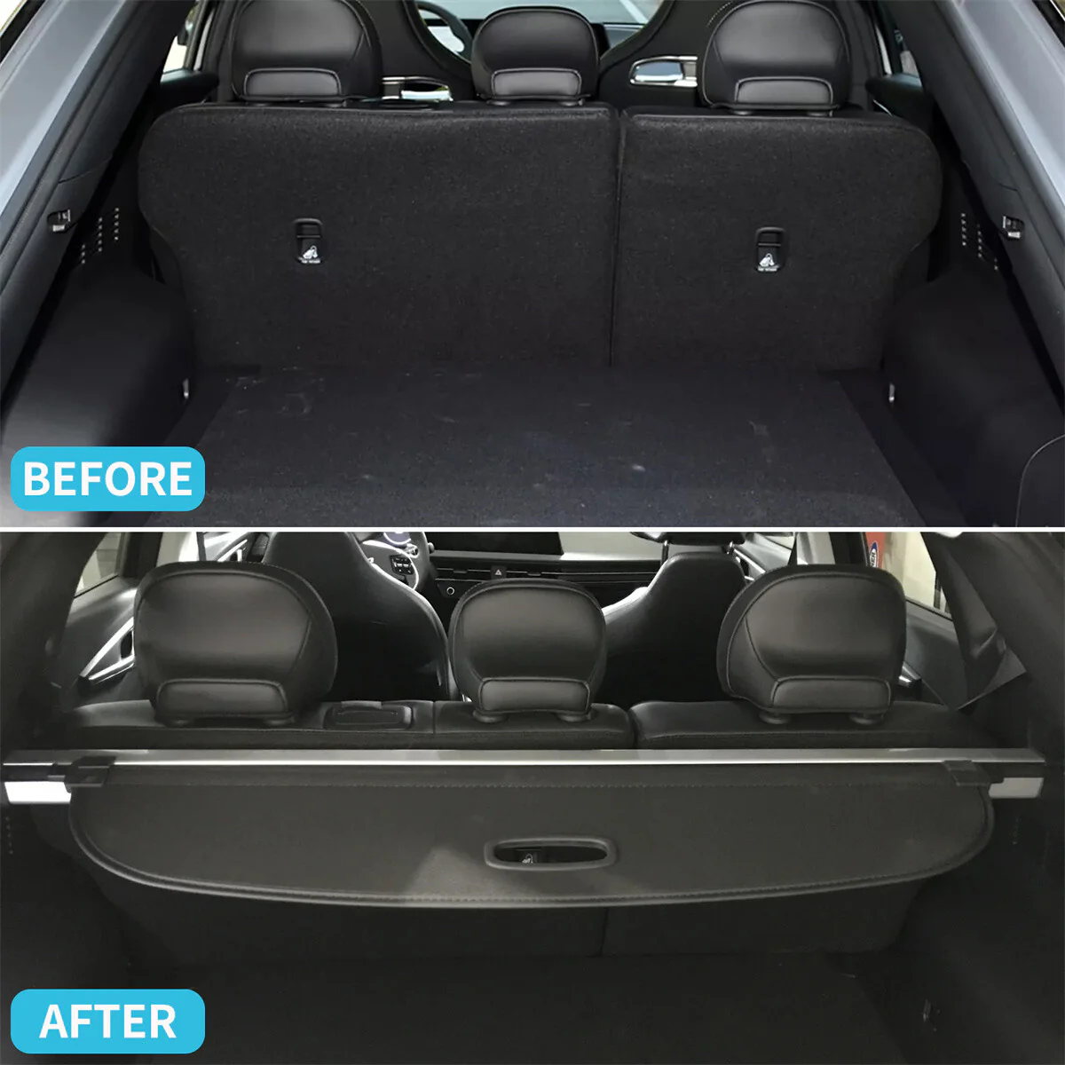 Retractable Rear Cargo Cover For Kia EV6 2022–2025 SUV Trunk Luggage Shade - Image 7