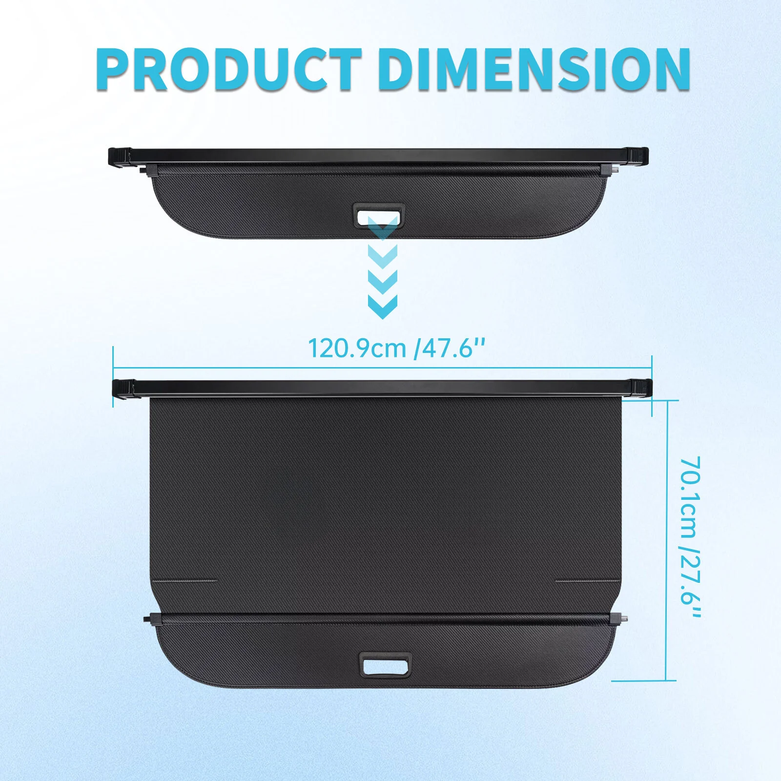 Retractable Rear Cargo Cover For Subaru Crosstrek / Impreza 2024–2025 Rear Trunk Shade - Image 5