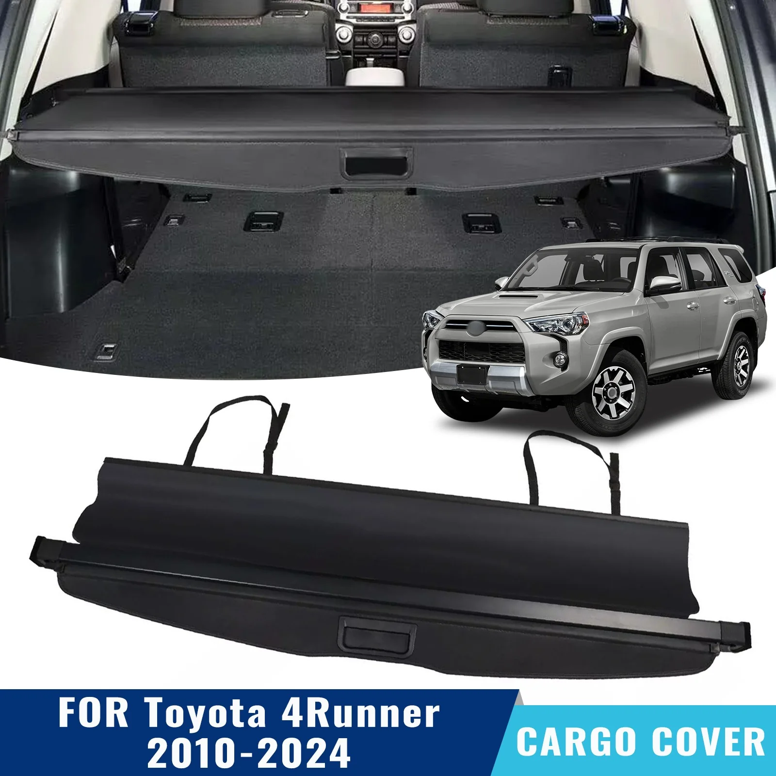 Retractable Rear Cargo Cover For Toyota 4Runner 2010–2024 Security Shield - Image 2