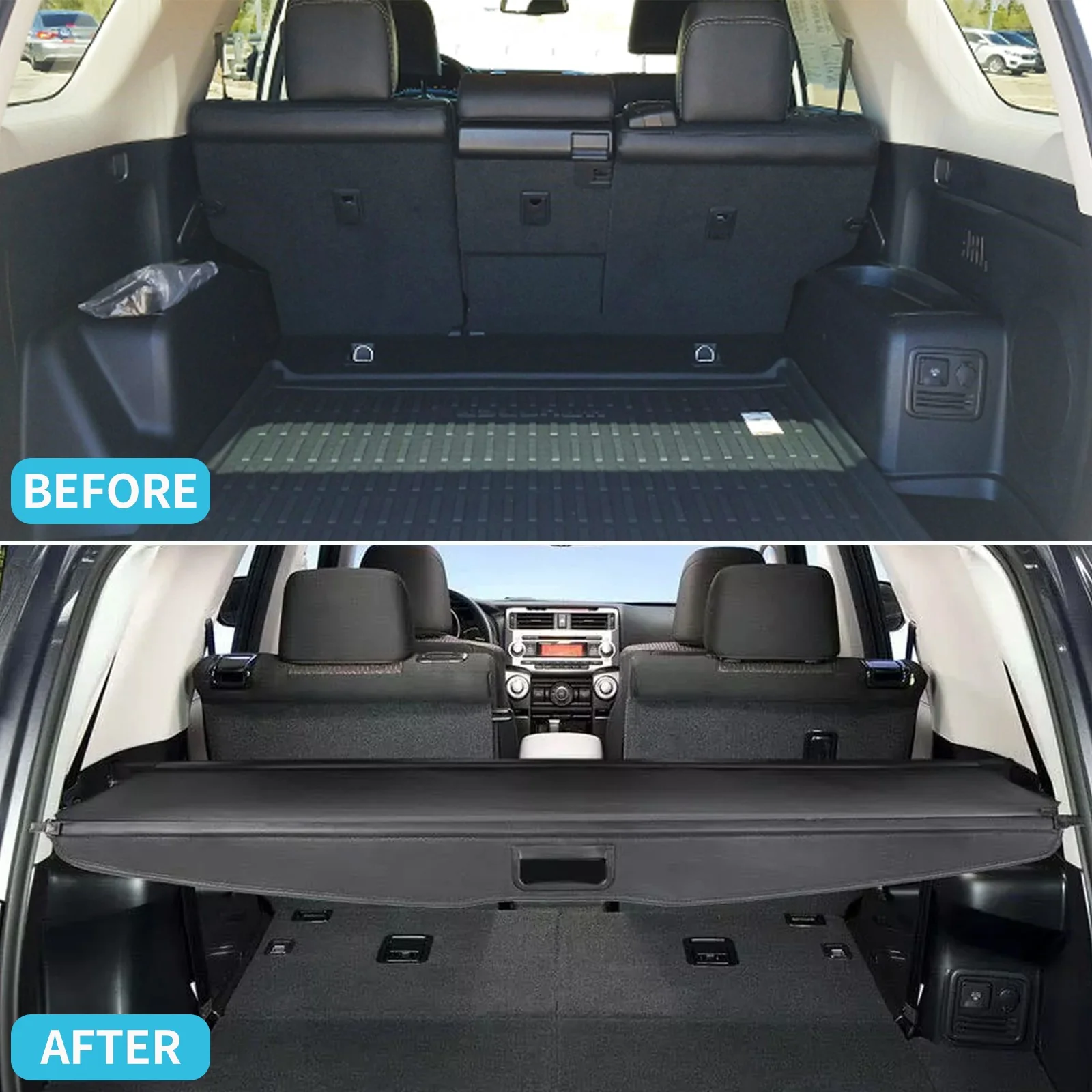 Retractable Rear Cargo Cover For Toyota 4Runner 2010–2024 Security Shield - Image 7