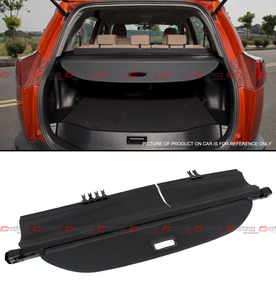 Retractable Trunk Cargo Cover Luggage Shade Shield For 2013-2018 Toyota Rav4 SUV - Image 2