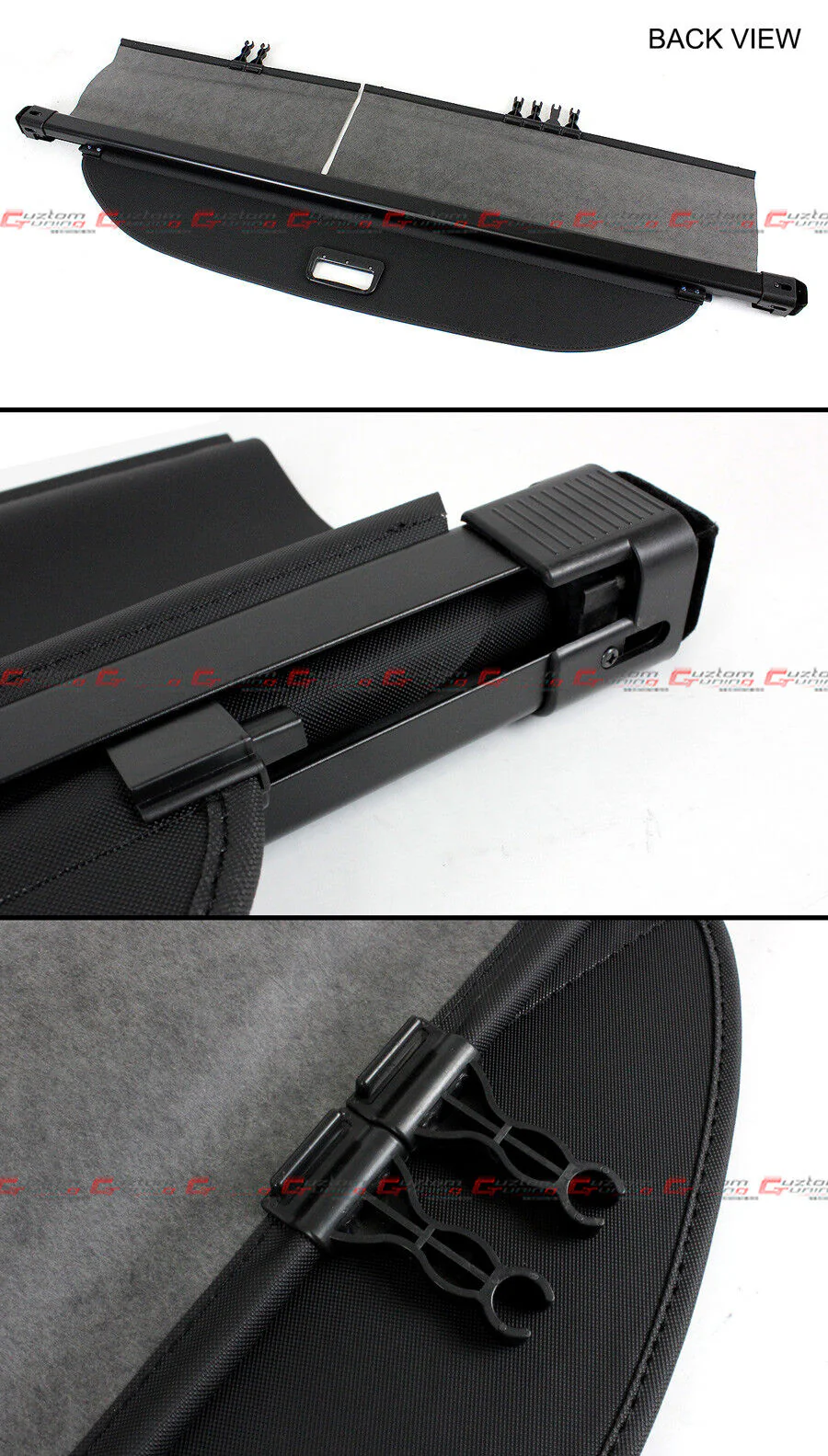 Retractable Trunk Cargo Cover Luggage Shade Shield For 2013-2018 Toyota Rav4 SUV - Image 3