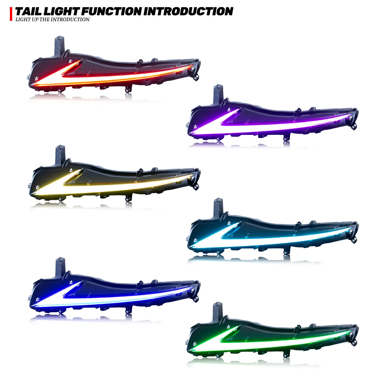 RGB LED Daytime Running Light DRL Kit for Lexus IS250 IS200t IS300 2017–2020 - Image 3