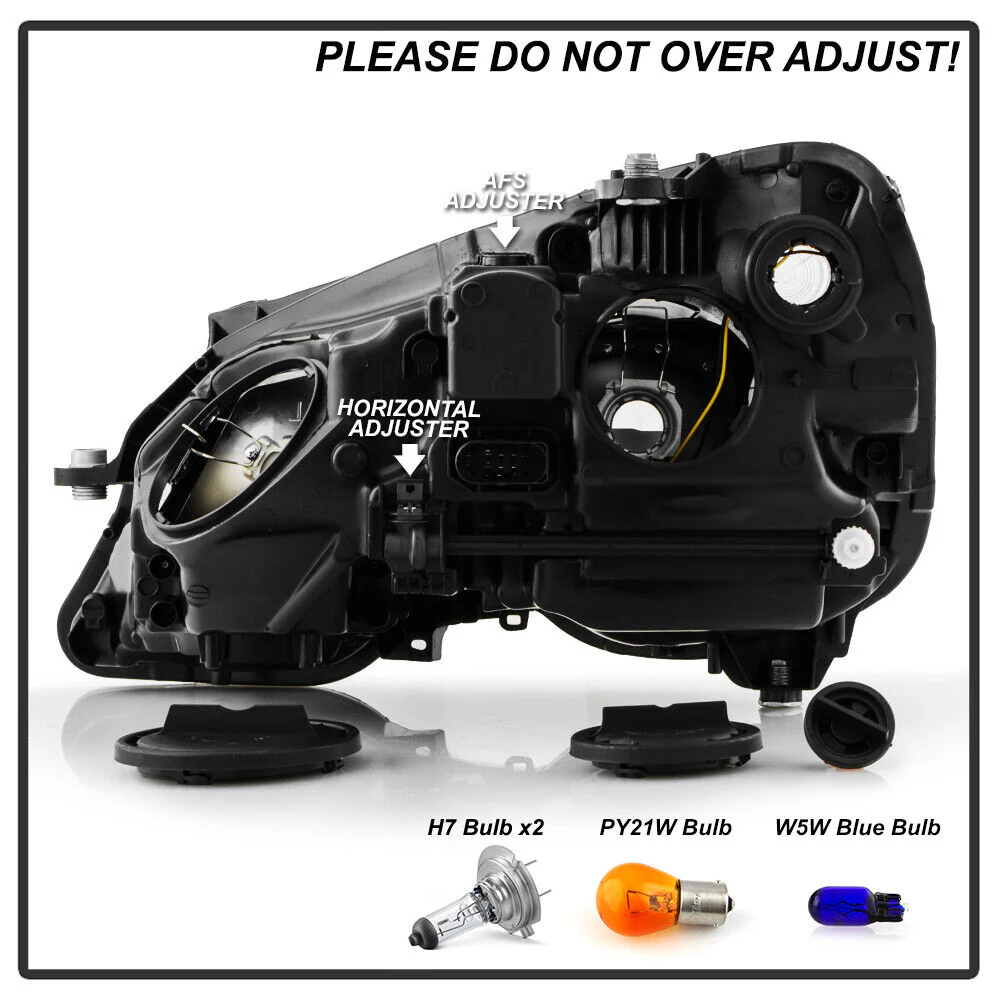 Right Passenger Side For 2010-2013 Mercedes Benz W212 E350 E550 Halogen Headlight Headlamp - Image 8