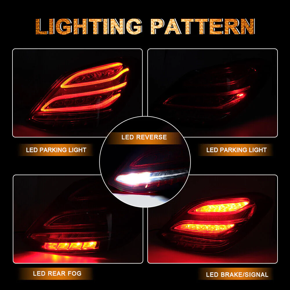 Right Tail Light Rear Lamp For 2015 2016 2017 2018 Mercedes-Benz W205 C180 C350e C43 - Image 4