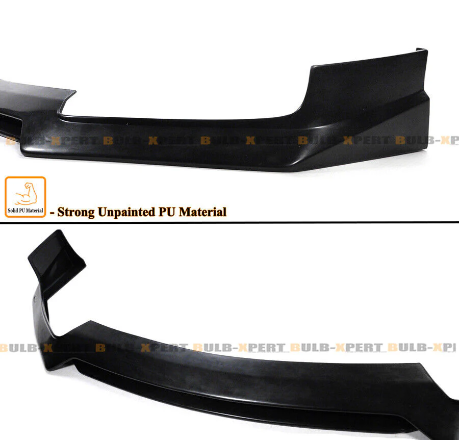 RS Style Double-Deck PU Front Bumper Lip Spoiler For 2017-2022 Infiniti Q60 - Image 3