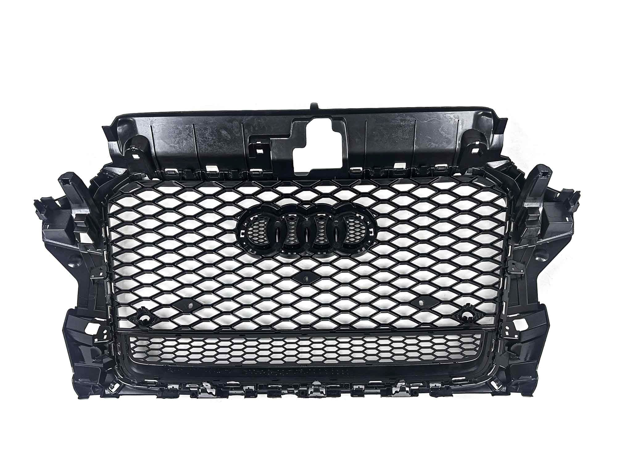 For 2014-2016 Audi A3 S3 8V RS3 Style Front Bumper Grille Glossy Black - Image 10