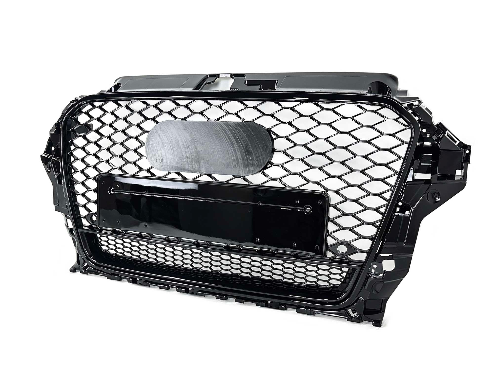 For 2014-2016 Audi A3 S3 8V RS3 Style Front Bumper Grille Glossy Black - Image 6