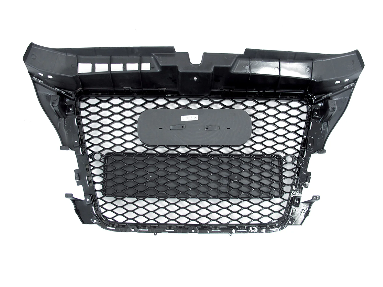For 2009-2013 Audi A3 8P RS3 Style Front Grille (Gloss Black Frame + Honeycomb) - Image 9