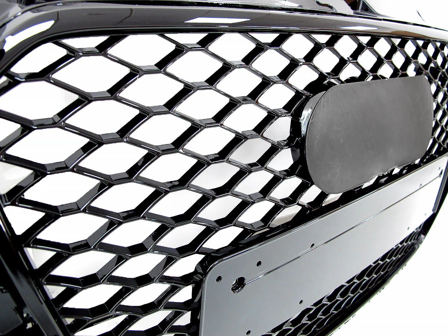 RS3 Style For 2014 2015 2016 Audi A3 S3 8V Front Grille Grill Gloss Black Replacement - Image 7