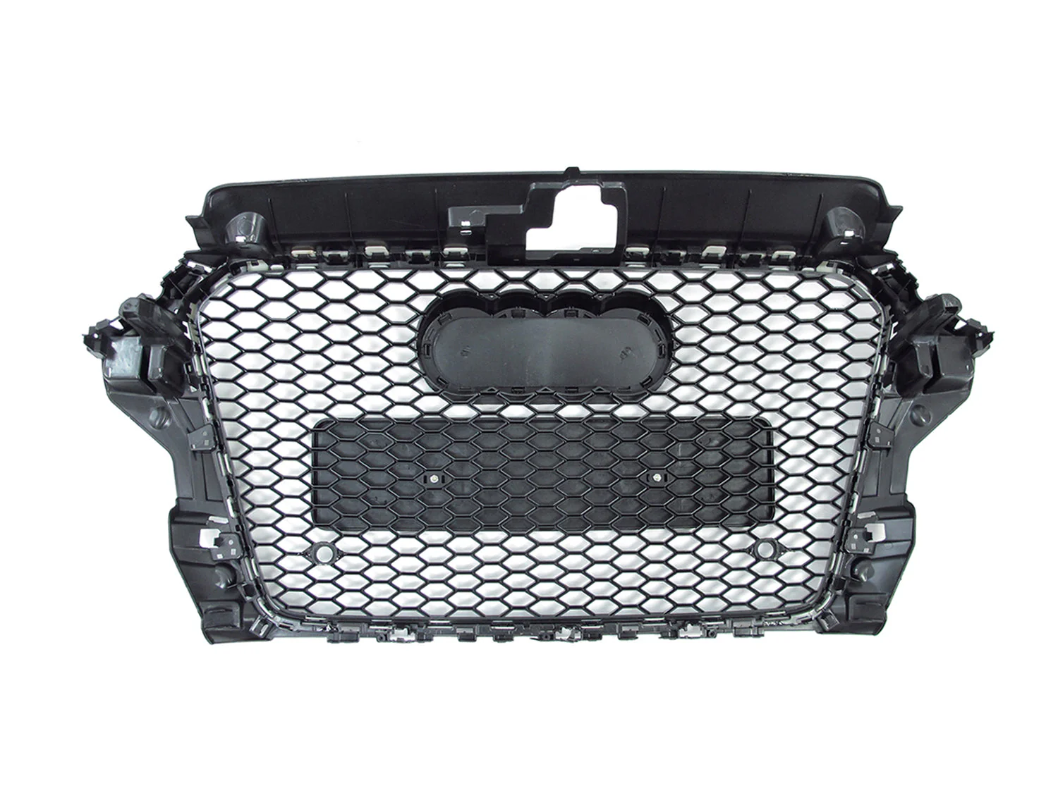 RS3 Style For 2014 2015 2016 Audi A3 S3 8V Front Grille Grill Gloss Black Replacement - Image 9