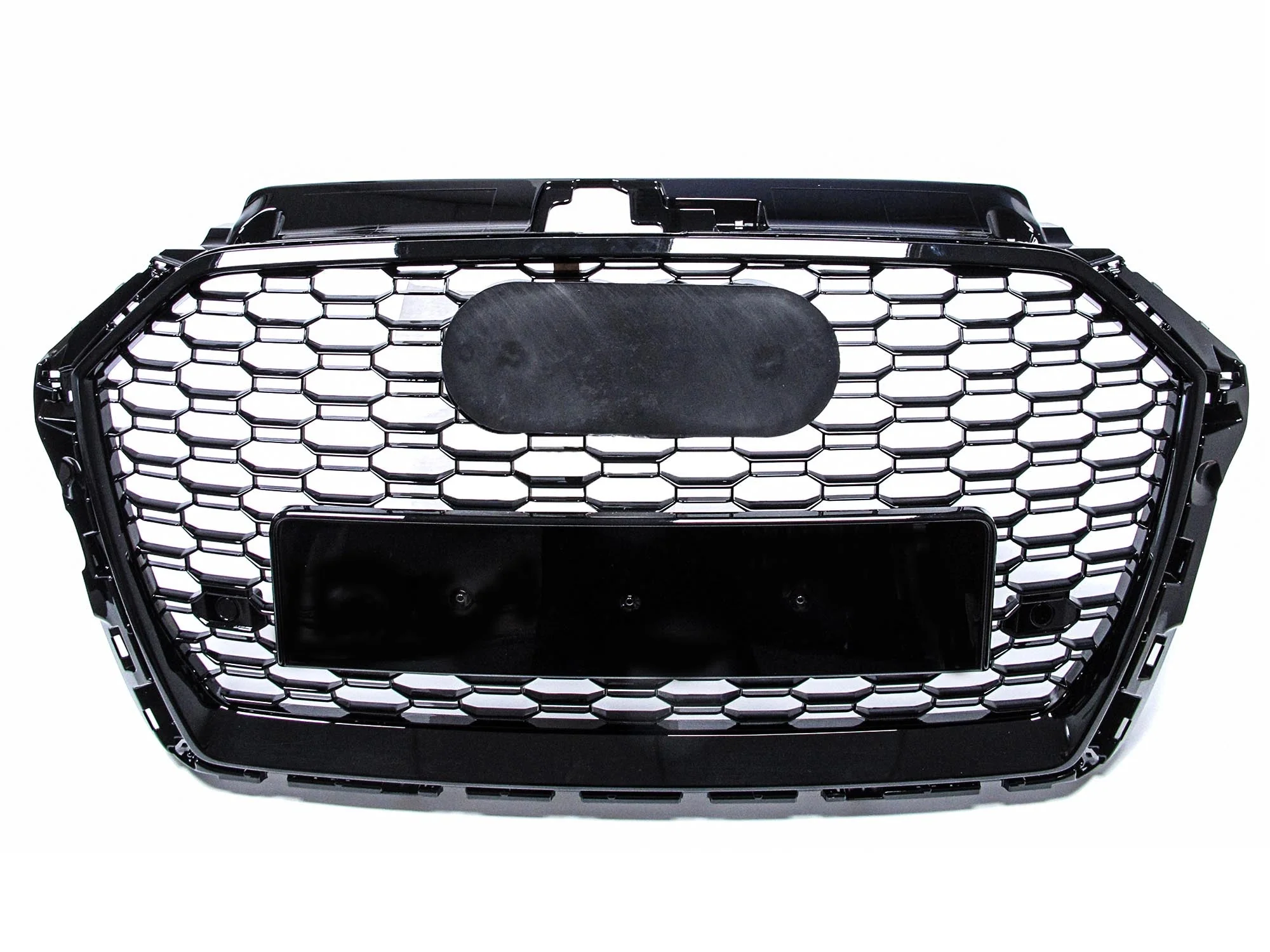 Black Honeycomb Front Grill for AUDI A3 8V S3 2017-2020 fg164 - Image 4