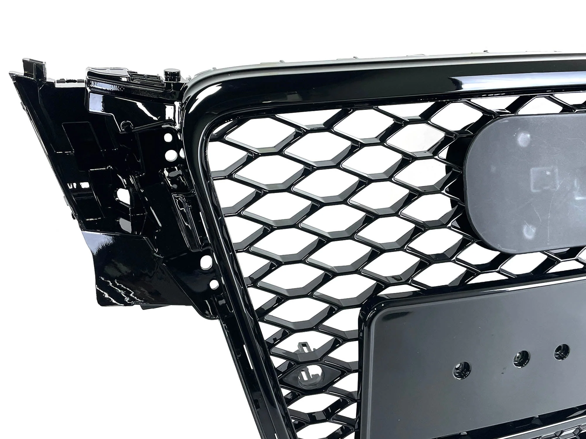 Gloss Black Front Mesh Grille for AUDI A4 B8 S4 2009-2012 fg197 - Image 6