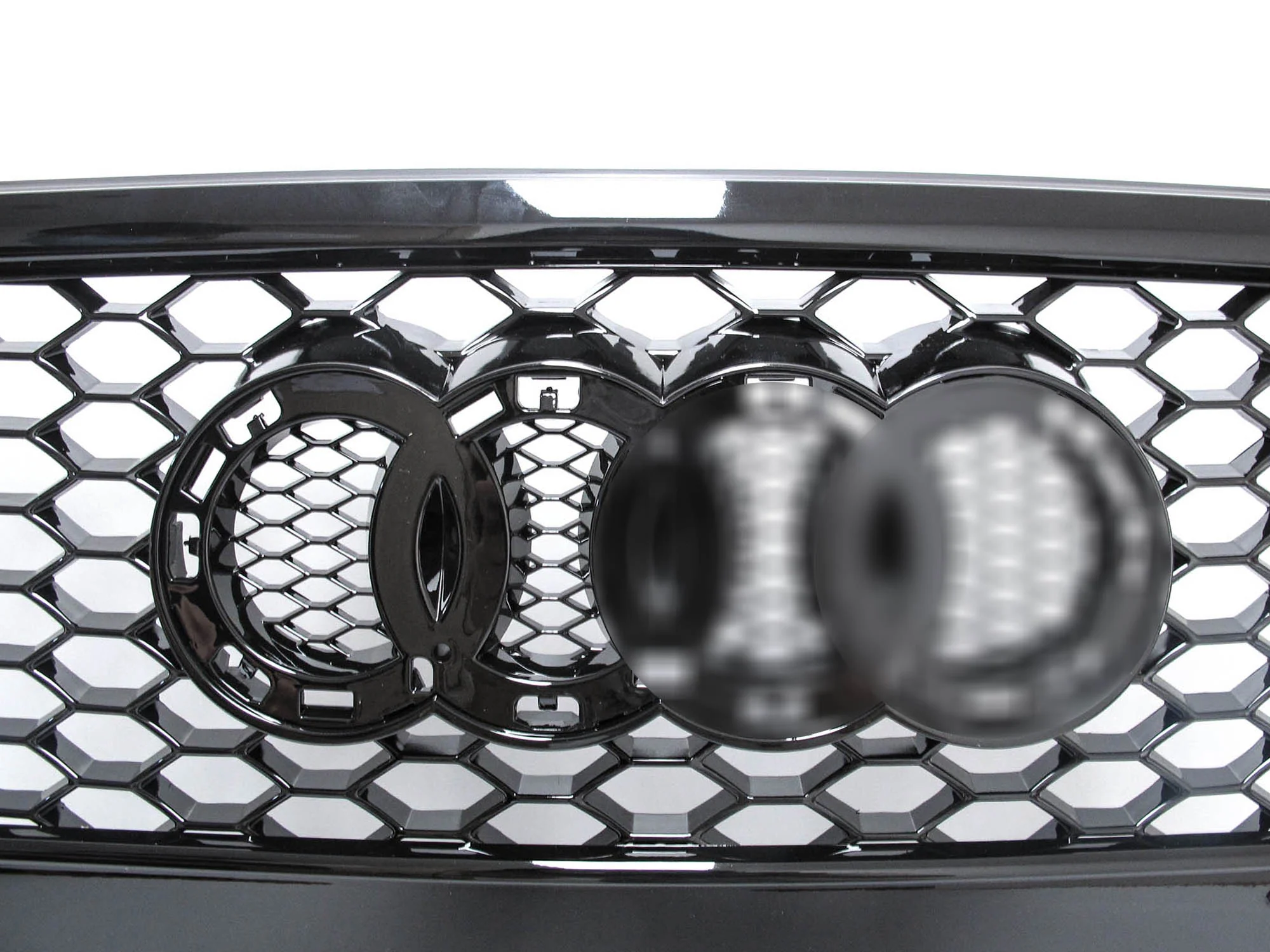 Honeycomb Black Front Grill For AUDI A4 B8 S4 2009-2011 2012 - Image 12