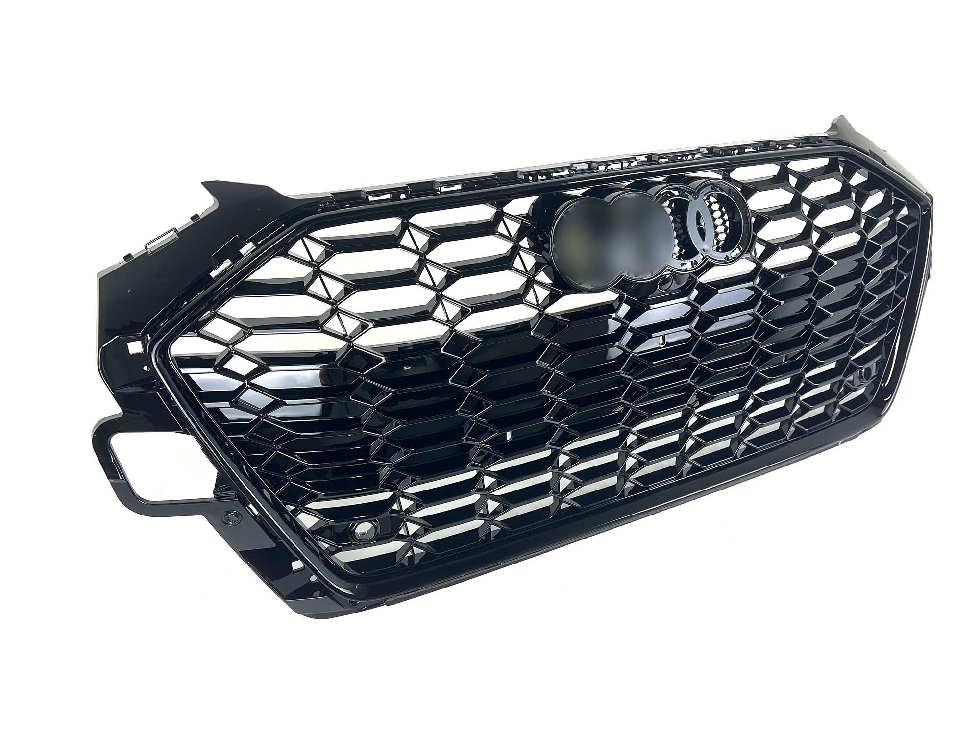 Honeycomb Black Front Grille for 2020-2024 Audi A4 B9 Sline S4 - Image 14