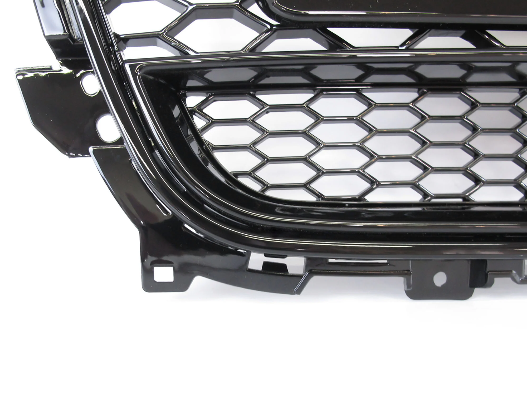 Honeycomb Front Mesh Grill Gloss Black For AUDI A4 B8.5 S4 2013-2015 2016 - Image 10