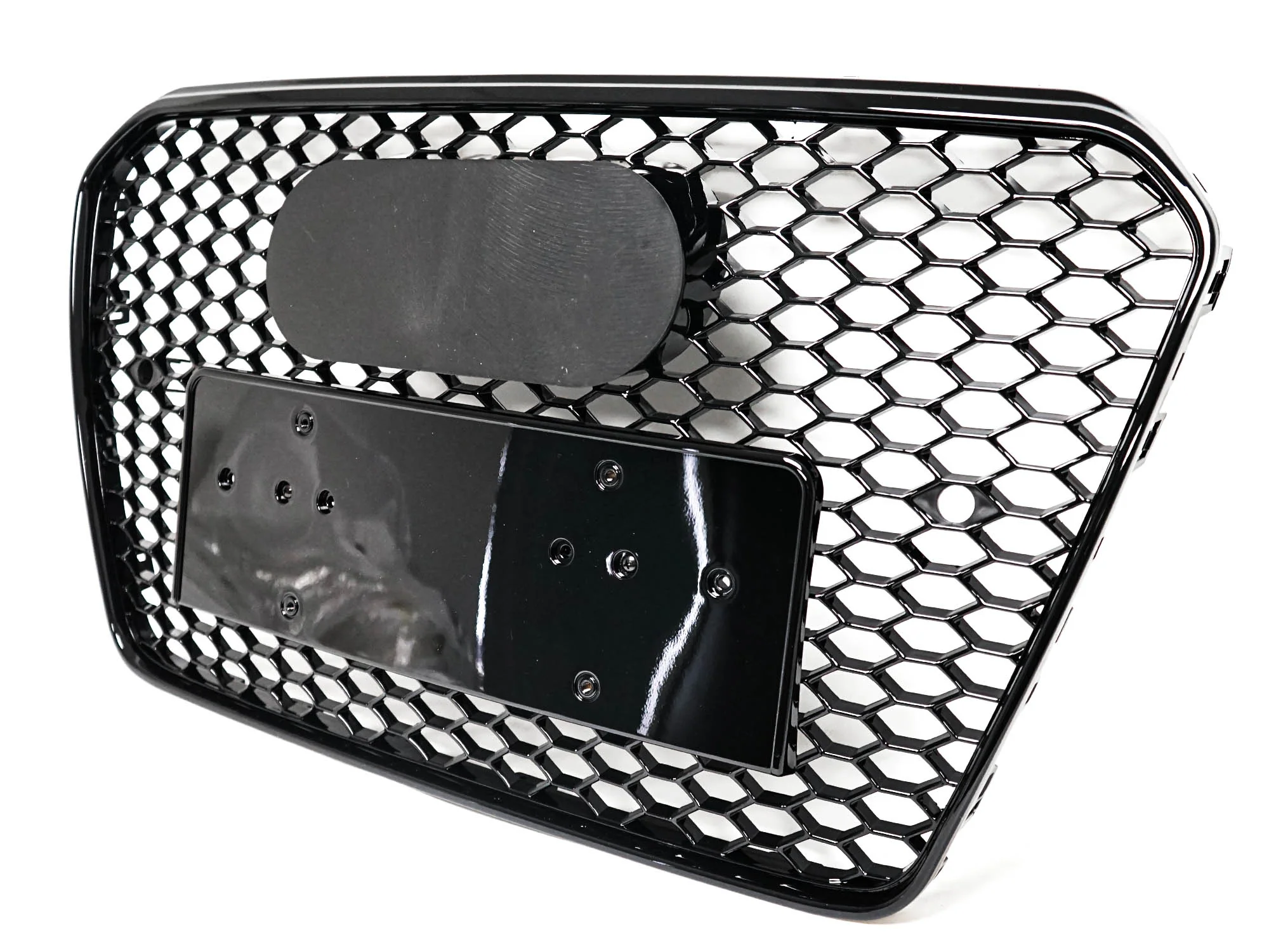RS5 Style For 2013-2016 AUDI A5 S5 Front bumper black mesh Grill grille - Image 3