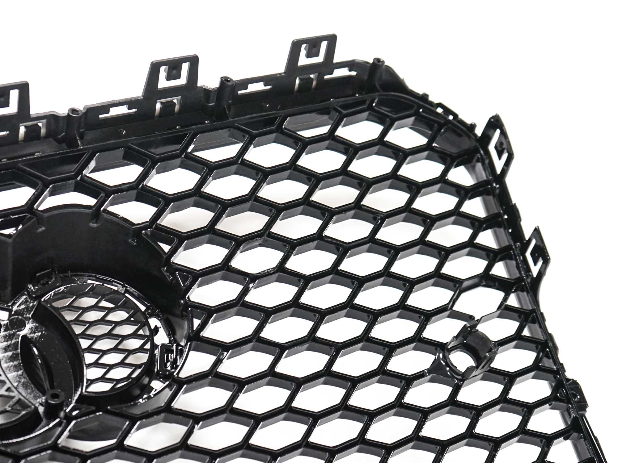 RS5 Style For 2013-2016 AUDI A5 S5 Front bumper black mesh Grill grille - Image 7