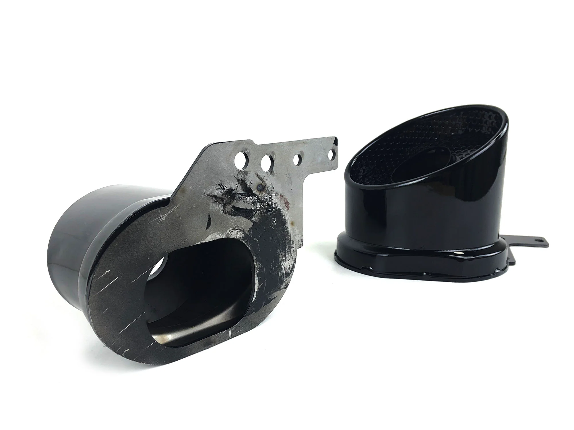 RS5 Style Gloss Black Rear Diffuser + Oval Exhaust Tips For Audi A5 S-line S5 B9.5 2020-2024 - Image 10