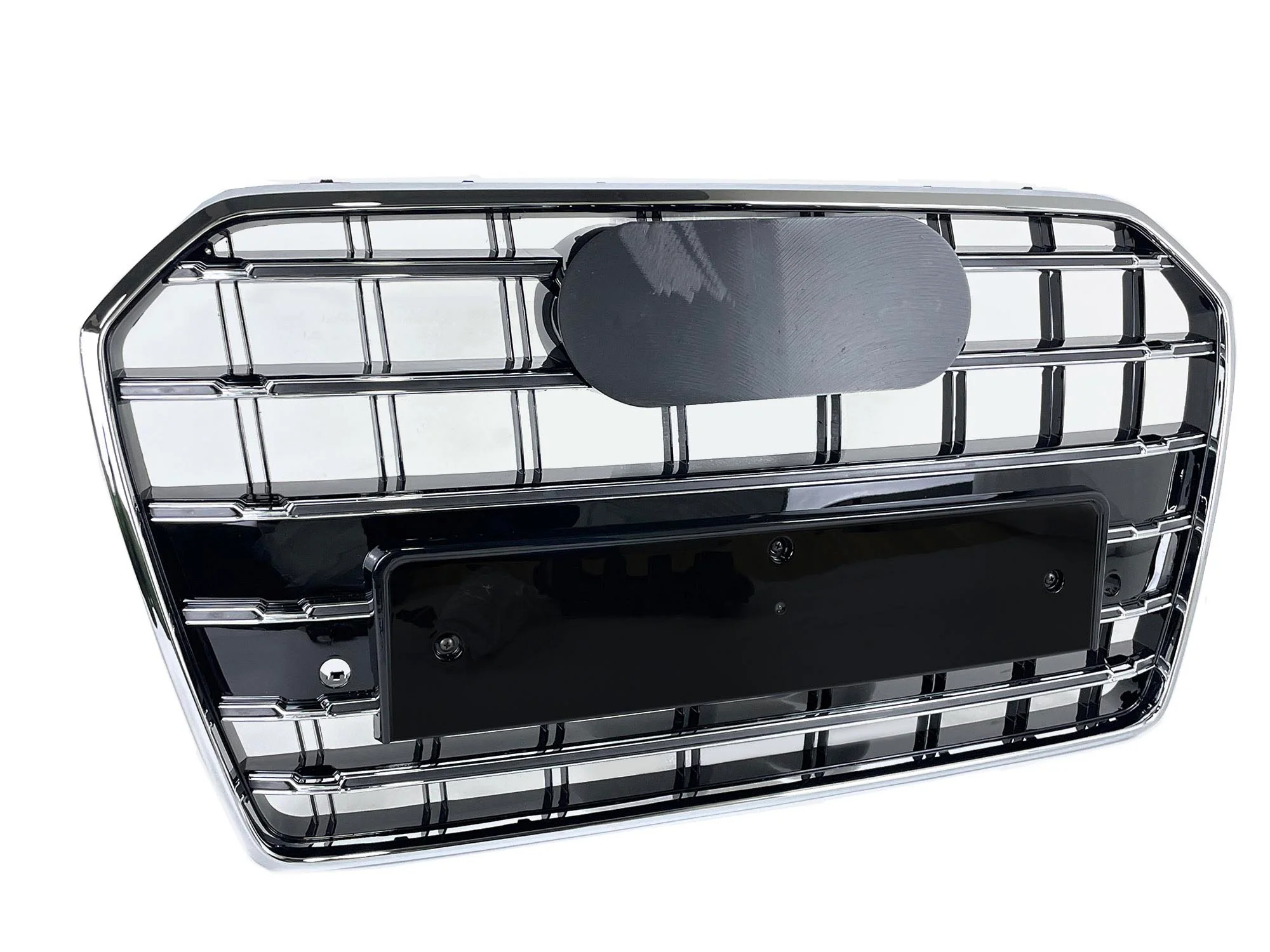S6 Style Chrome Front Bumper Grille for Audi A6 C7 S6 2016–2018 - Image 7