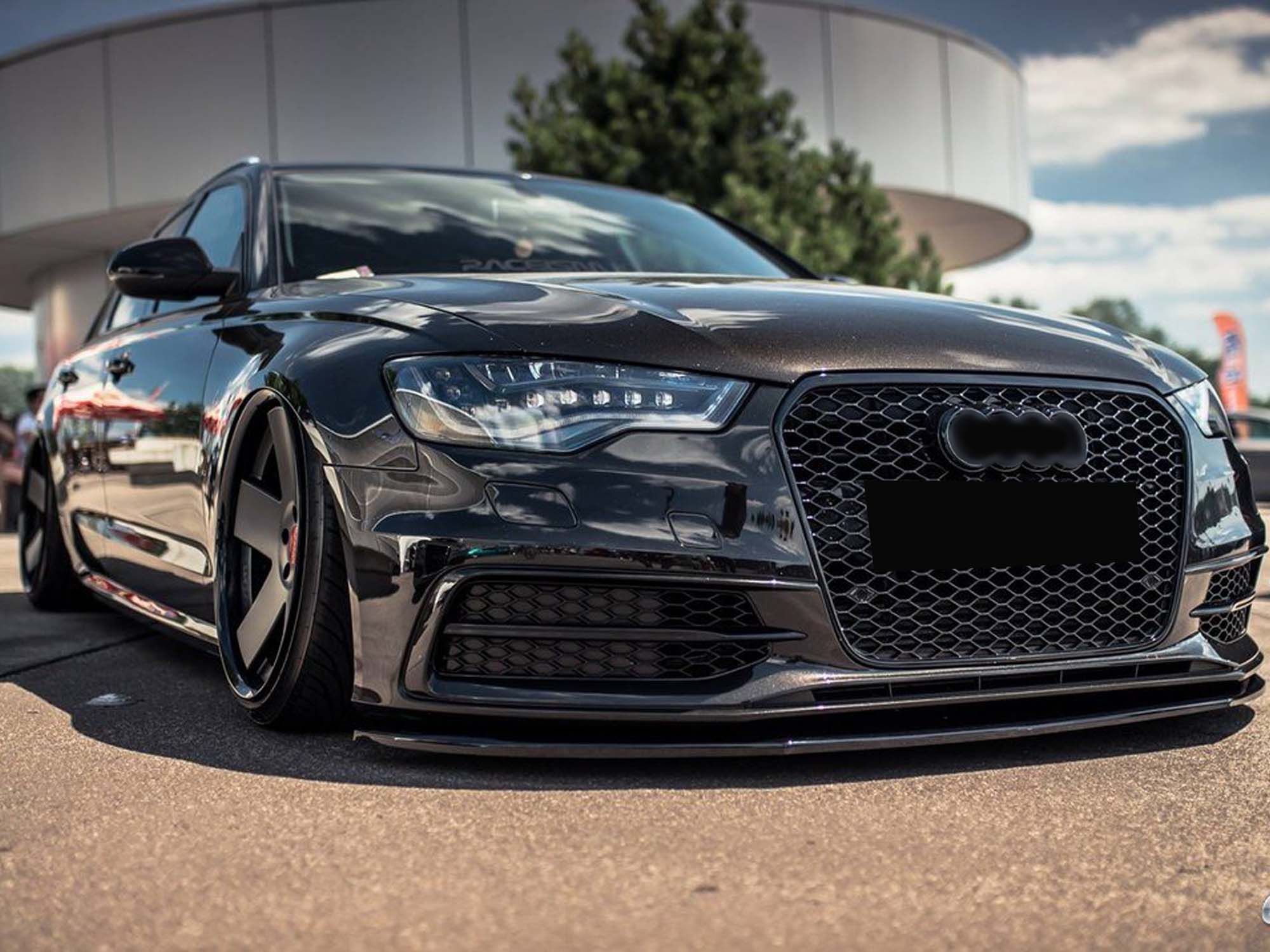 Honeycomb Front Grille For AUDI A6 C7 S6 2012-2015 - Image 4