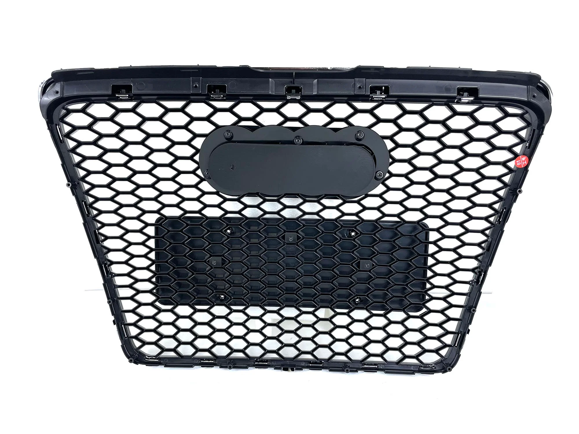 Honeycomb Front Grille w/ Chrome Frame For Audi A6 S6 C6 2005-2011 Grill RS6 Style - Image 9