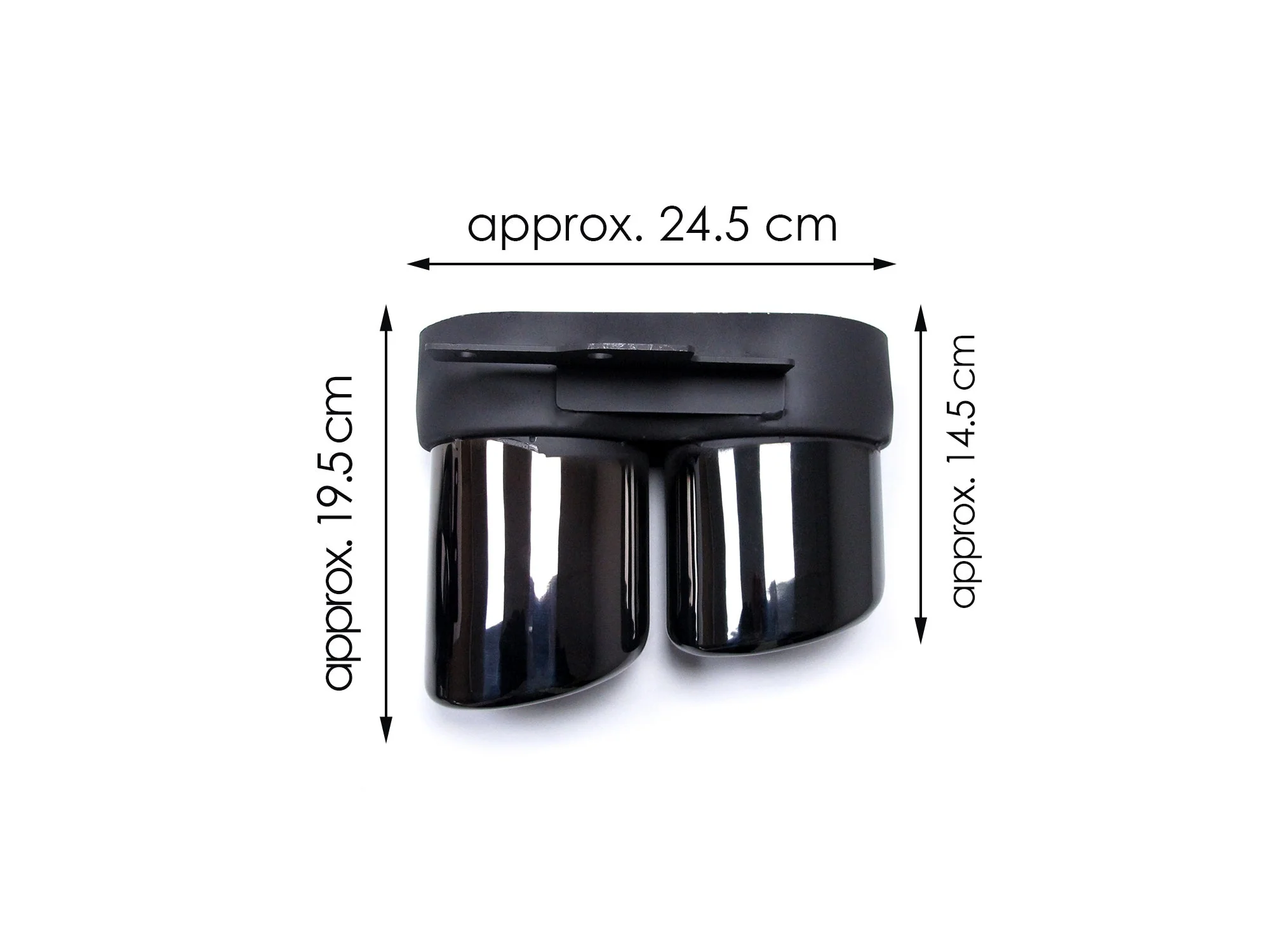 S6 Style Gloss Black Rear Diffuser + Black Tips for Audi A6 C8 S6 S-Line Sedan 2019-2025 - Image 12