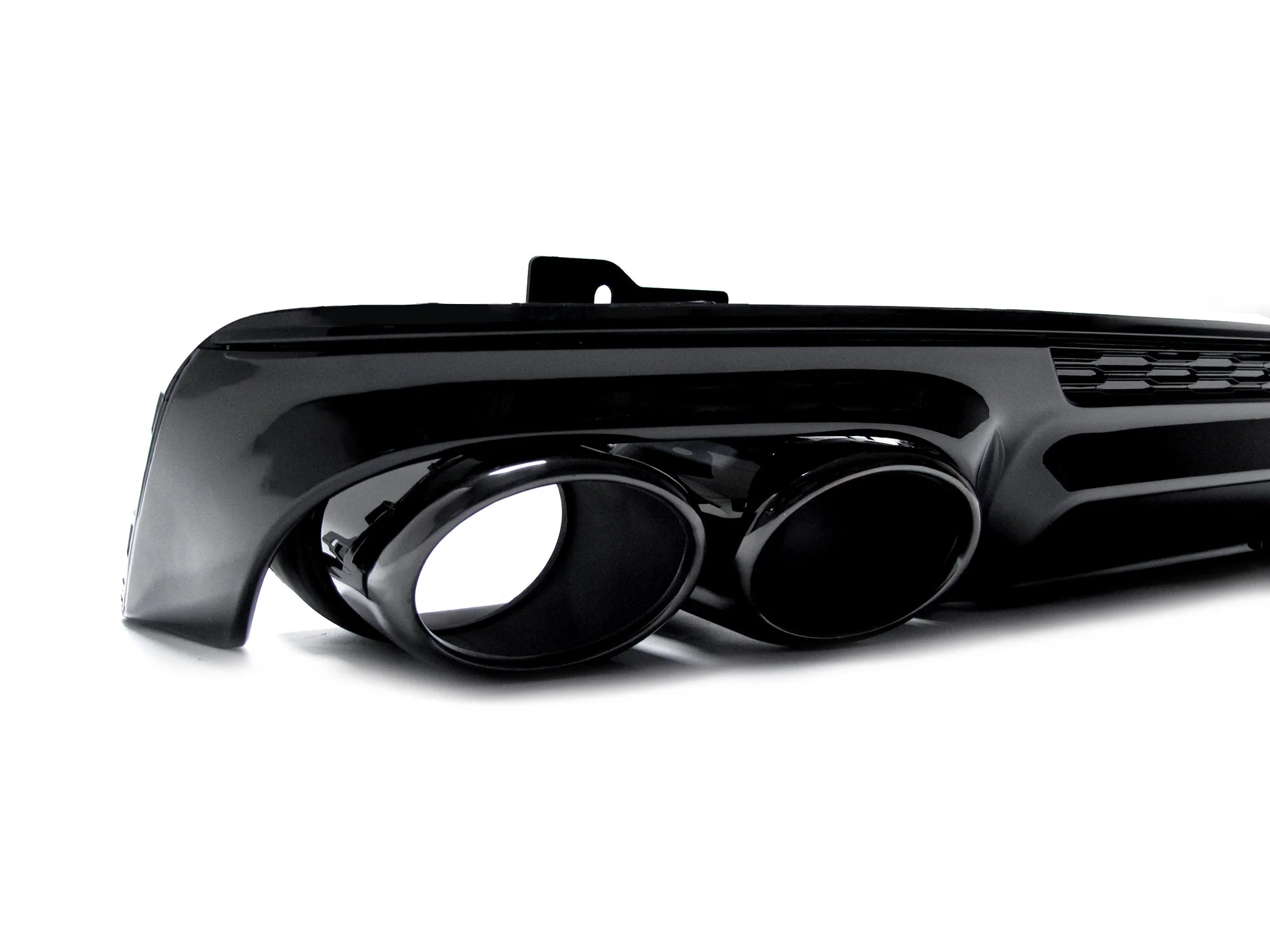 S6 Style Gloss Black Rear Diffuser + Black Tips for Audi A6 C8 S6 S-Line Sedan 2019-2025 - Image 9