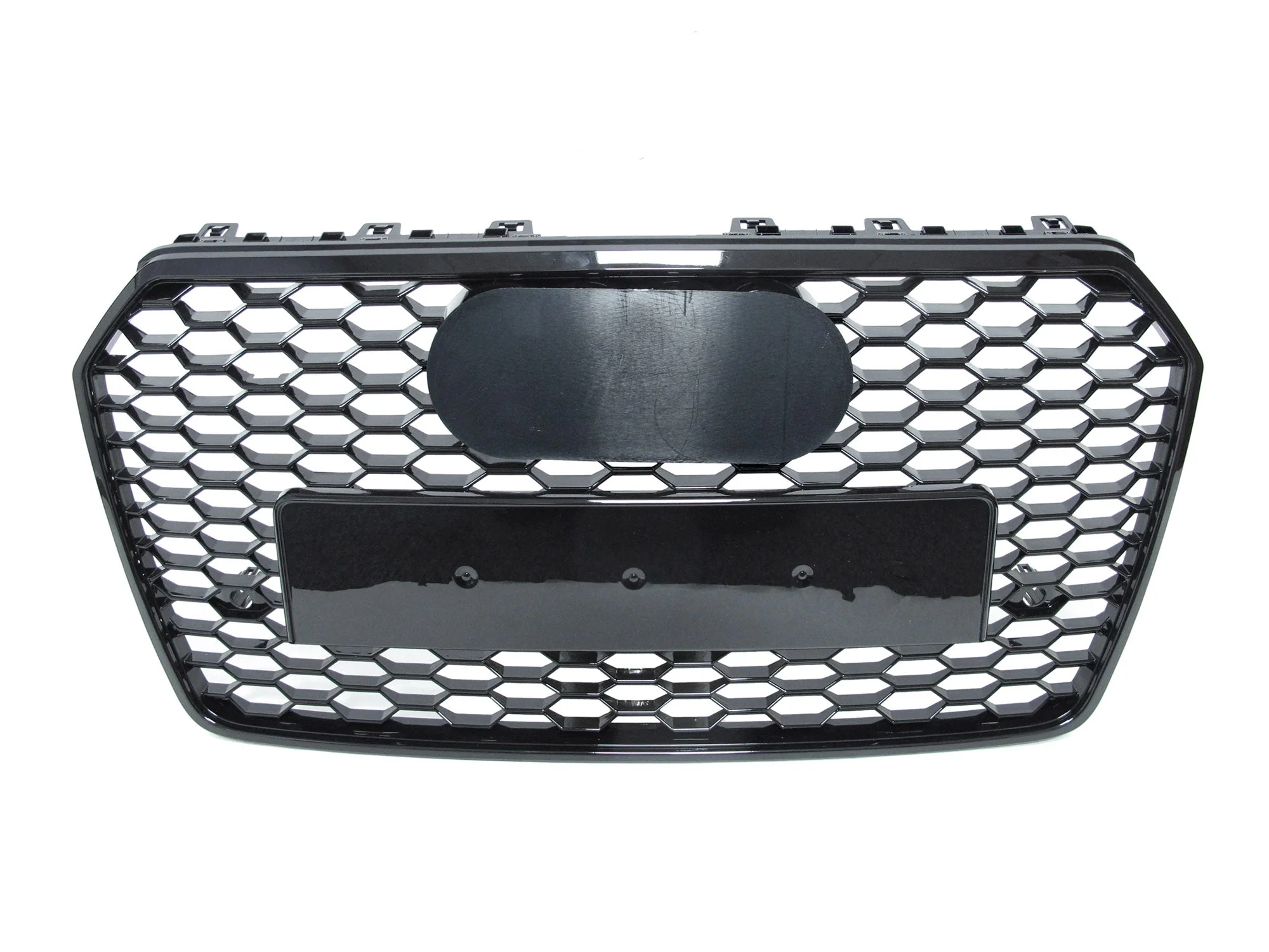 Fits 2016-2018 Audi A7 S7 4G Honeycomb Front Honeycomb Mesh Grill Grille RS7 Style - Image 5