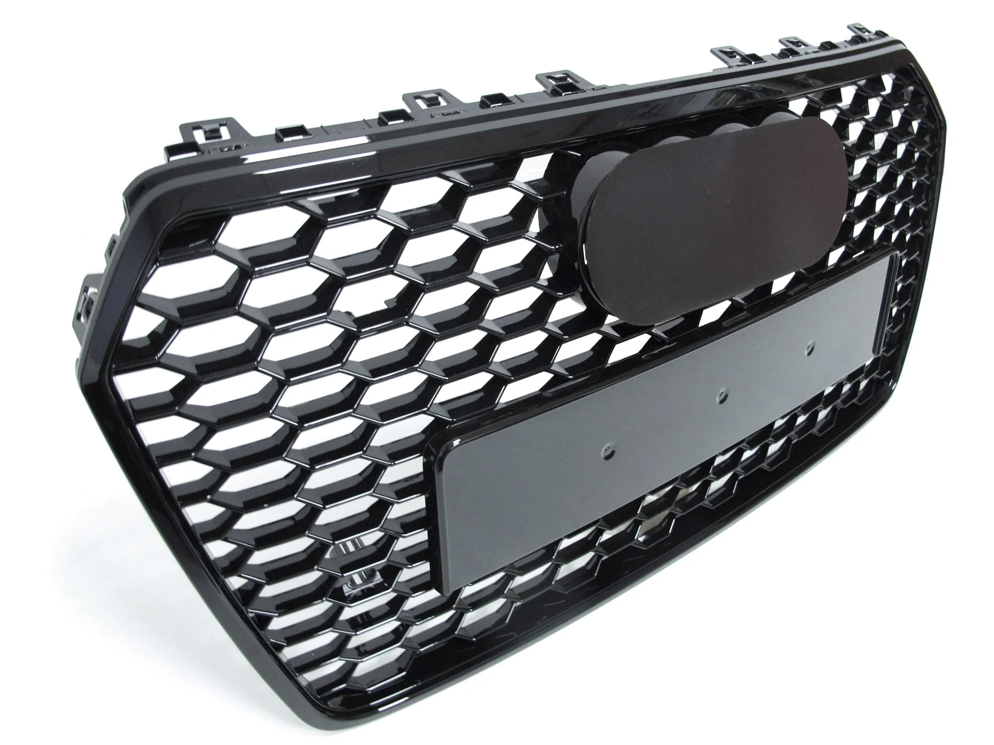 Fits 2016-2018 Audi A7 S7 4G Honeycomb Front Honeycomb Mesh Grill Grille RS7 Style - Image 6