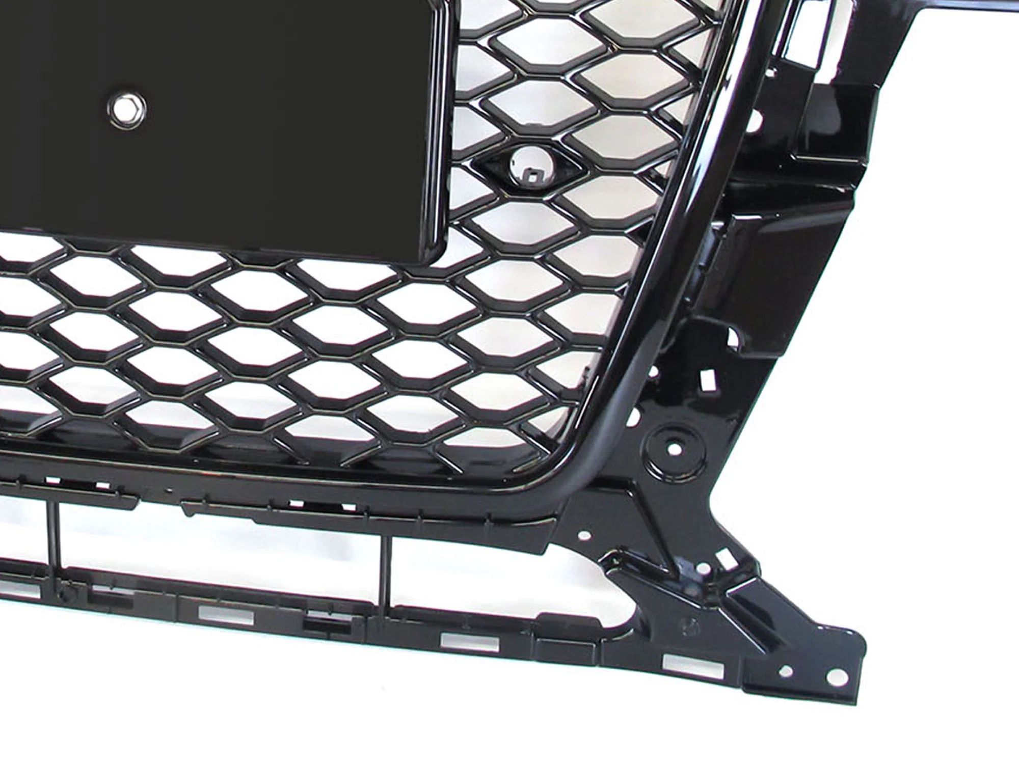 Gloss Black Honeycomb Front Mesh Grille for Audi Q5 SQ5 2013–2017 - Image 7