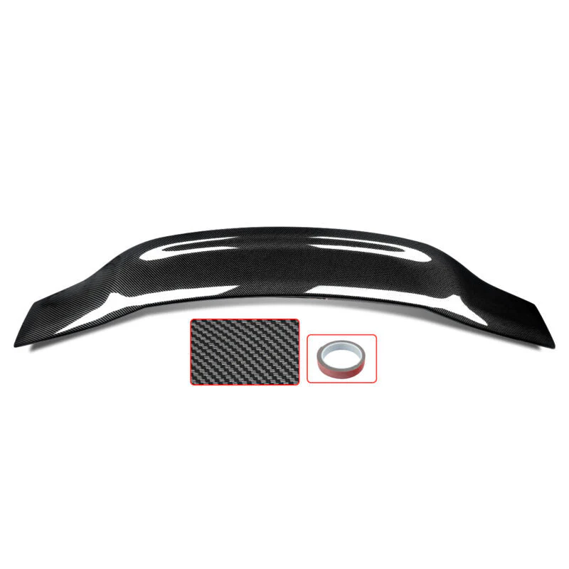Carbon Style Rear Trunk Spoiler PSM for 2010-2016 Mercedes E-Class W212 Sedan - Image 6