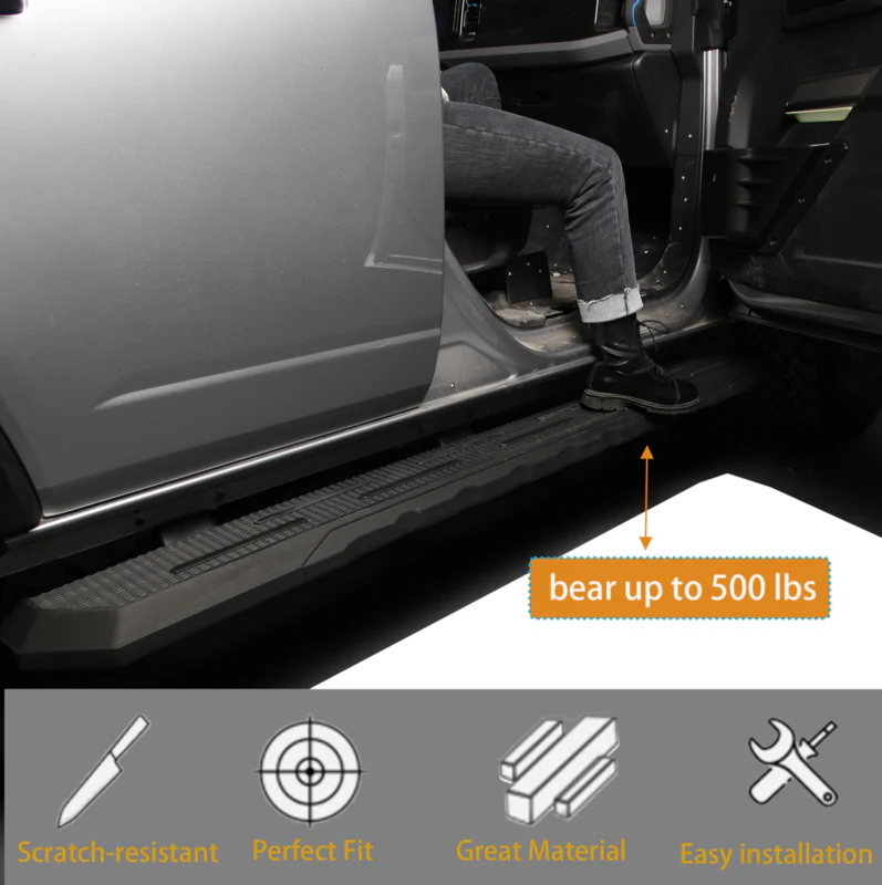 Running Boards Side Step Nerf Bars For Ford Bronco 4-Door 2021-2024 - Image 4