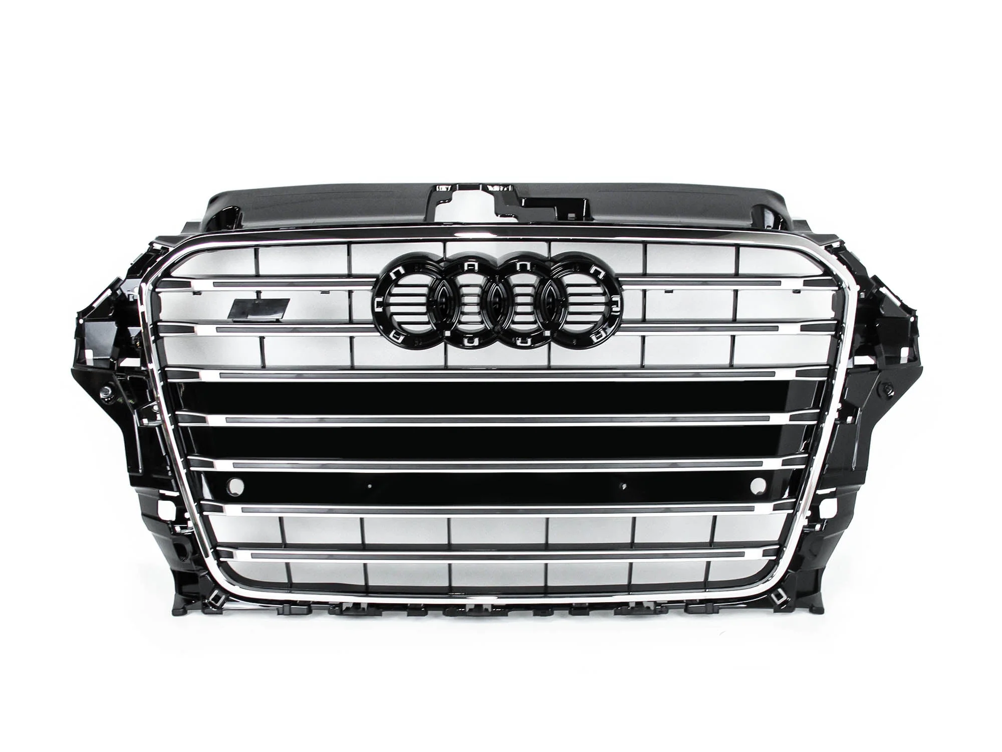 Chrome Front Grille for Audi A3 8V S3 2014 2015 2016 - Image 7