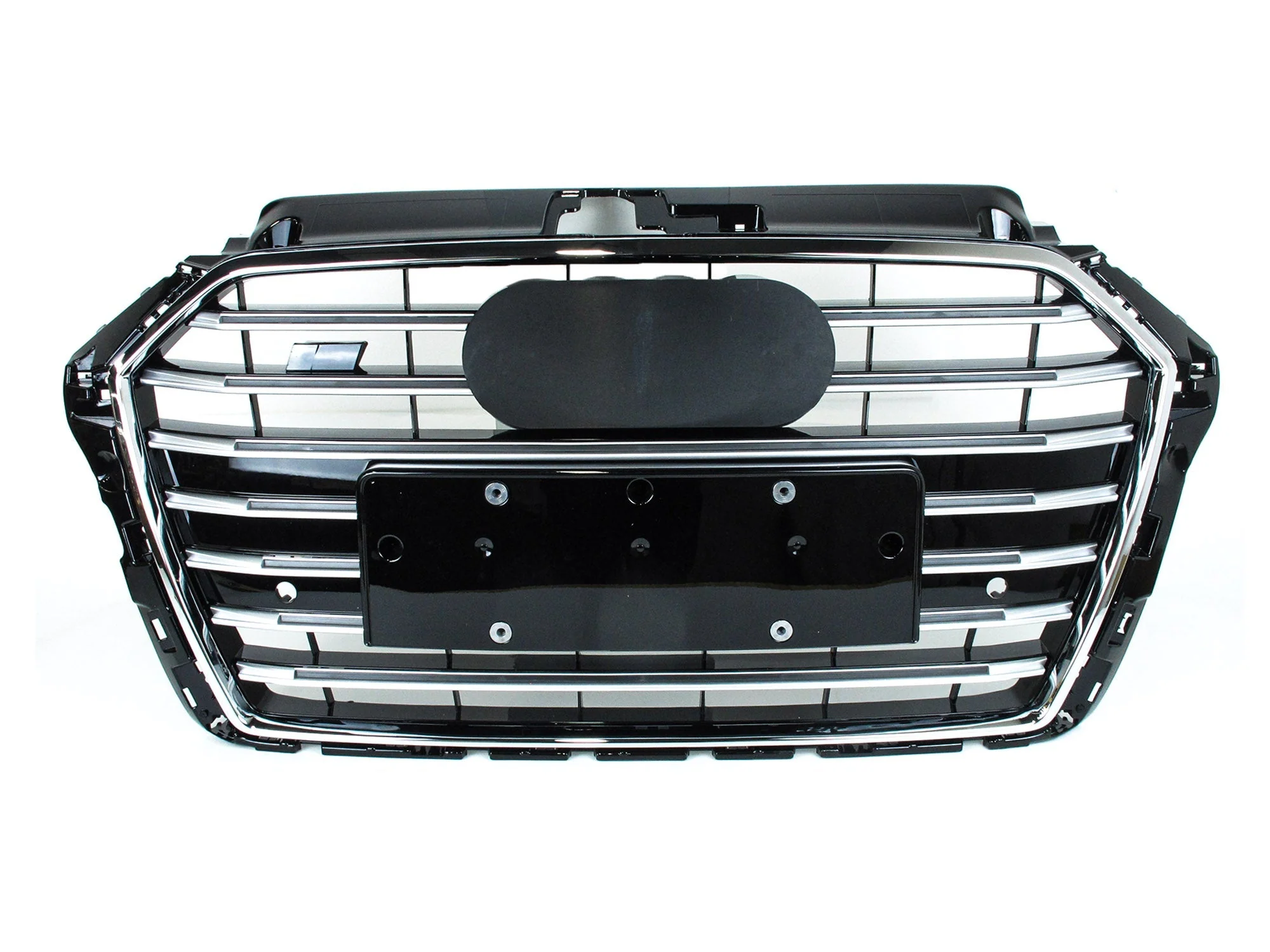 Chrome Front Bumper Grille for Audi A3 8V S3 2017-2020 w/o ACC fg286 - Image 6