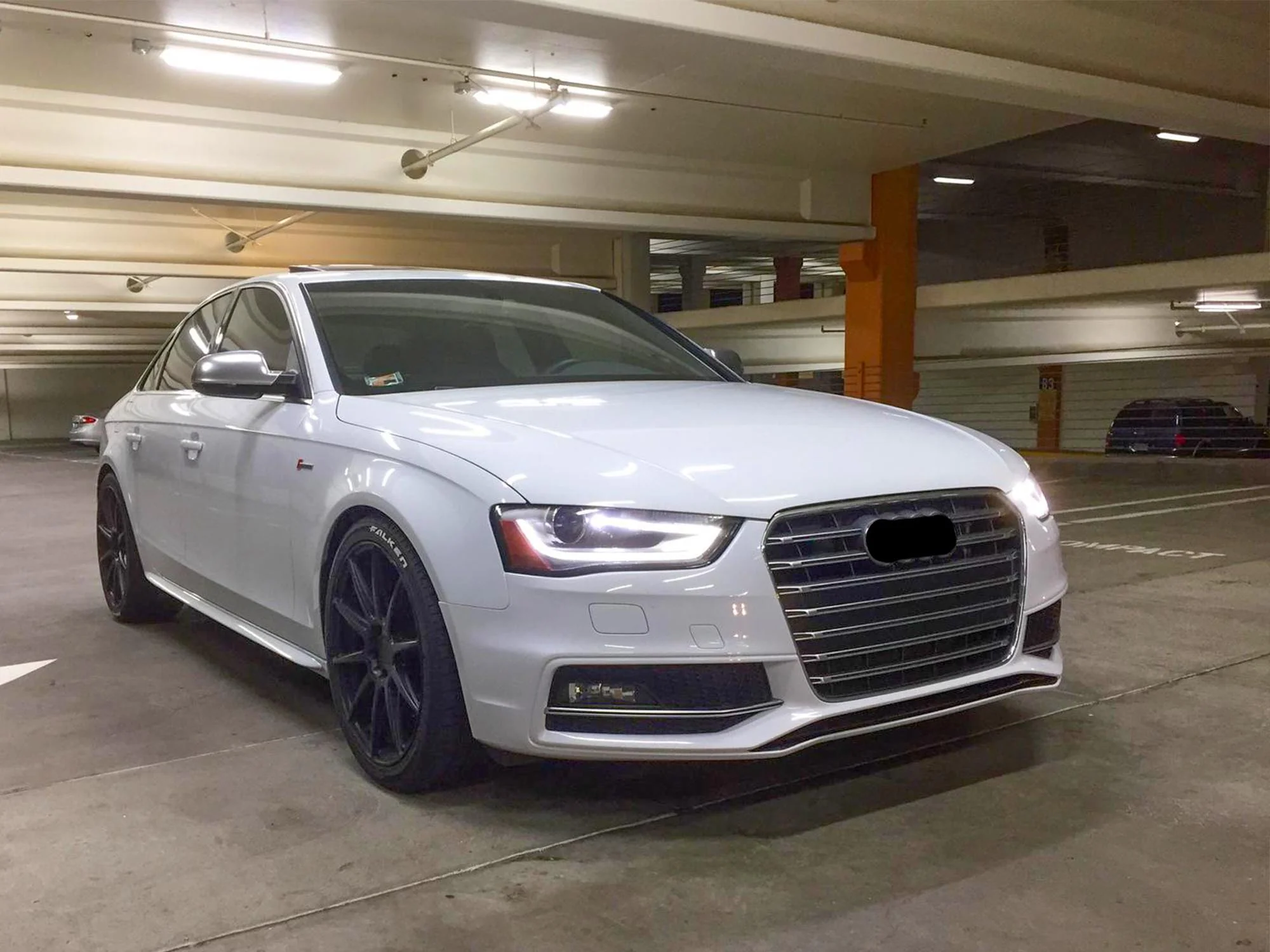S4 Style Chrome Front Bumper Grille for Audi A4 S4 B8.5 2013-2016 - Image 2