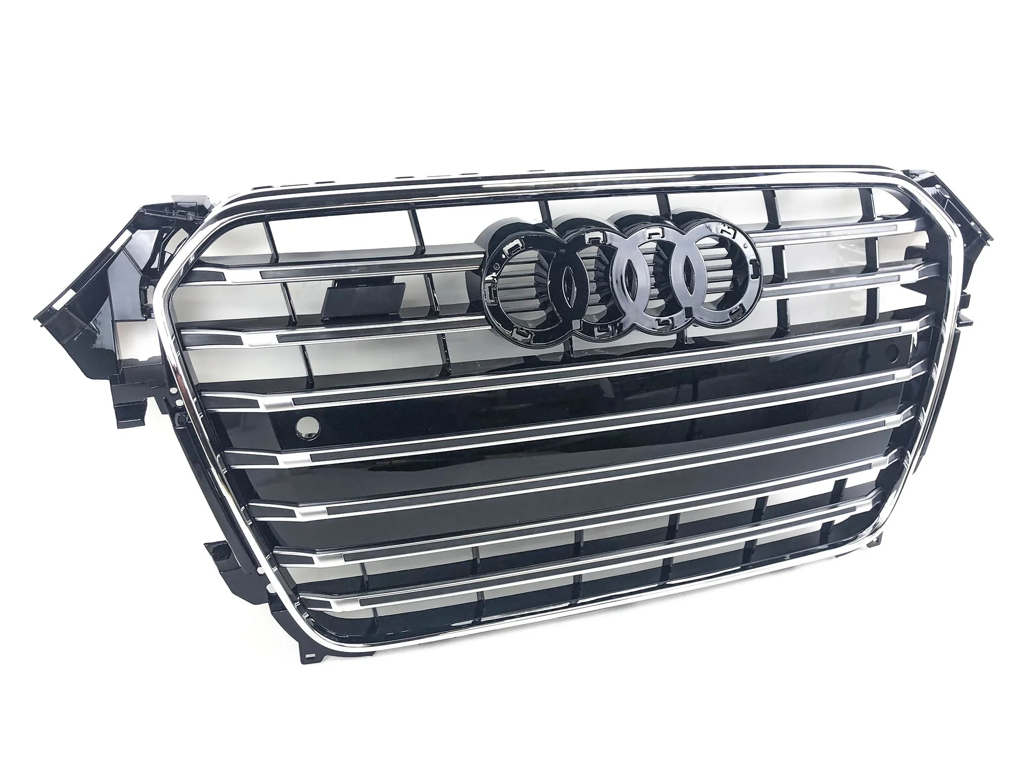 S4 Style Chrome Front Bumper Grille for Audi A4 S4 B8.5 2013-2016 - Image 8