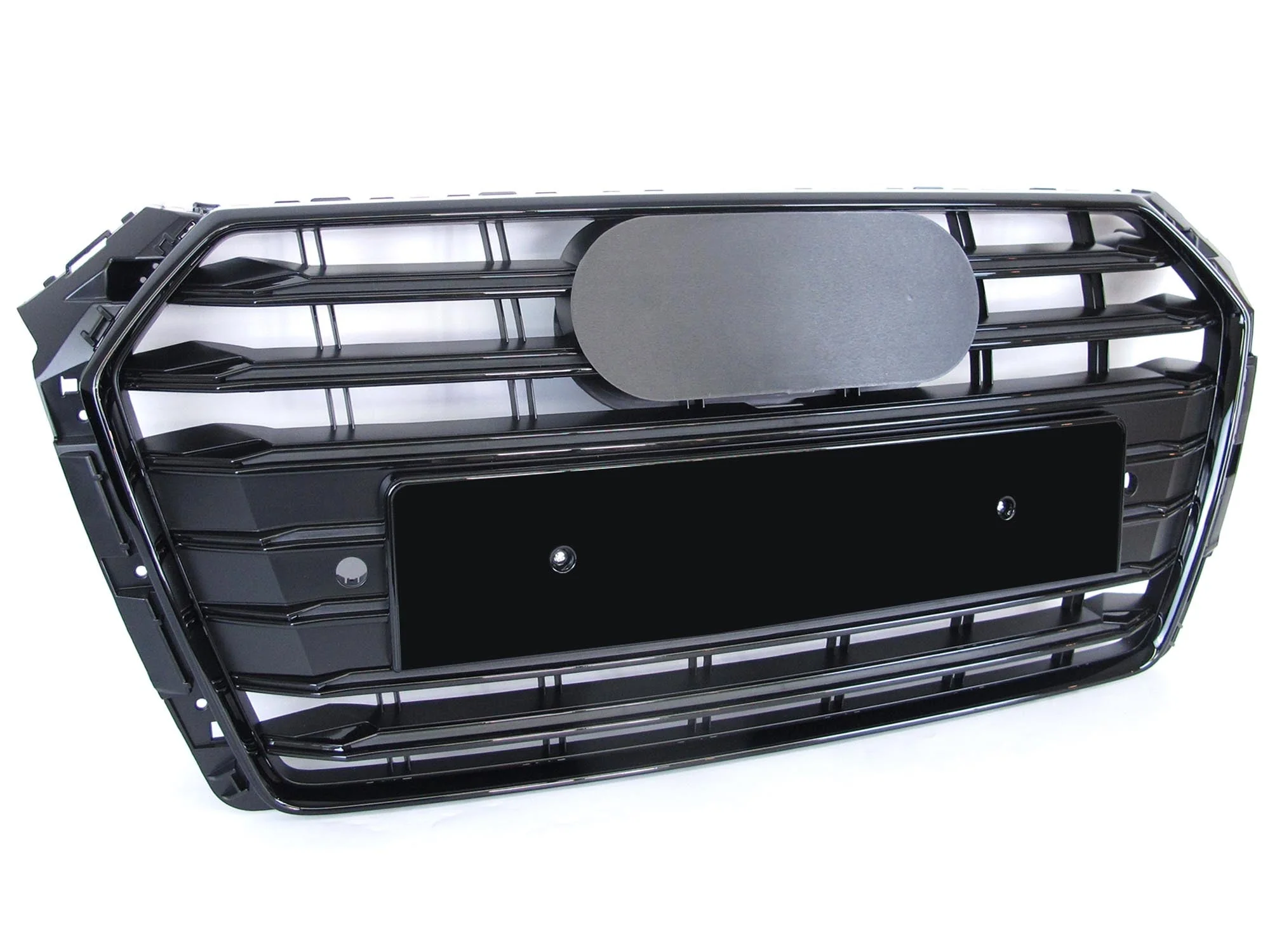 Black Front Grill for AUDI A4 B9 S4 2017 2018 2019 fg225 - Image 5